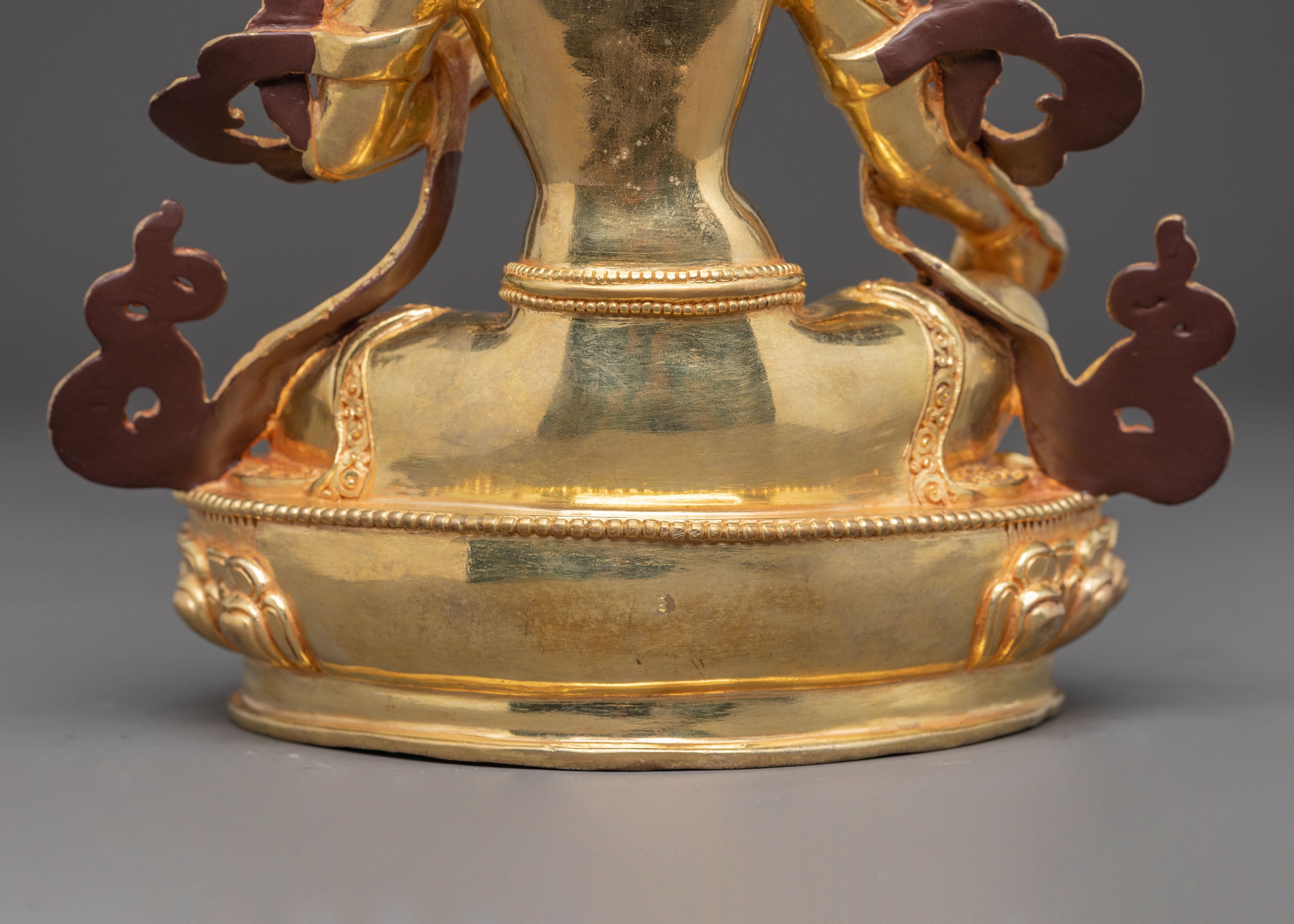Handcrafted Golden Statue of Goddess Green Tara | Mother of All Buddhas