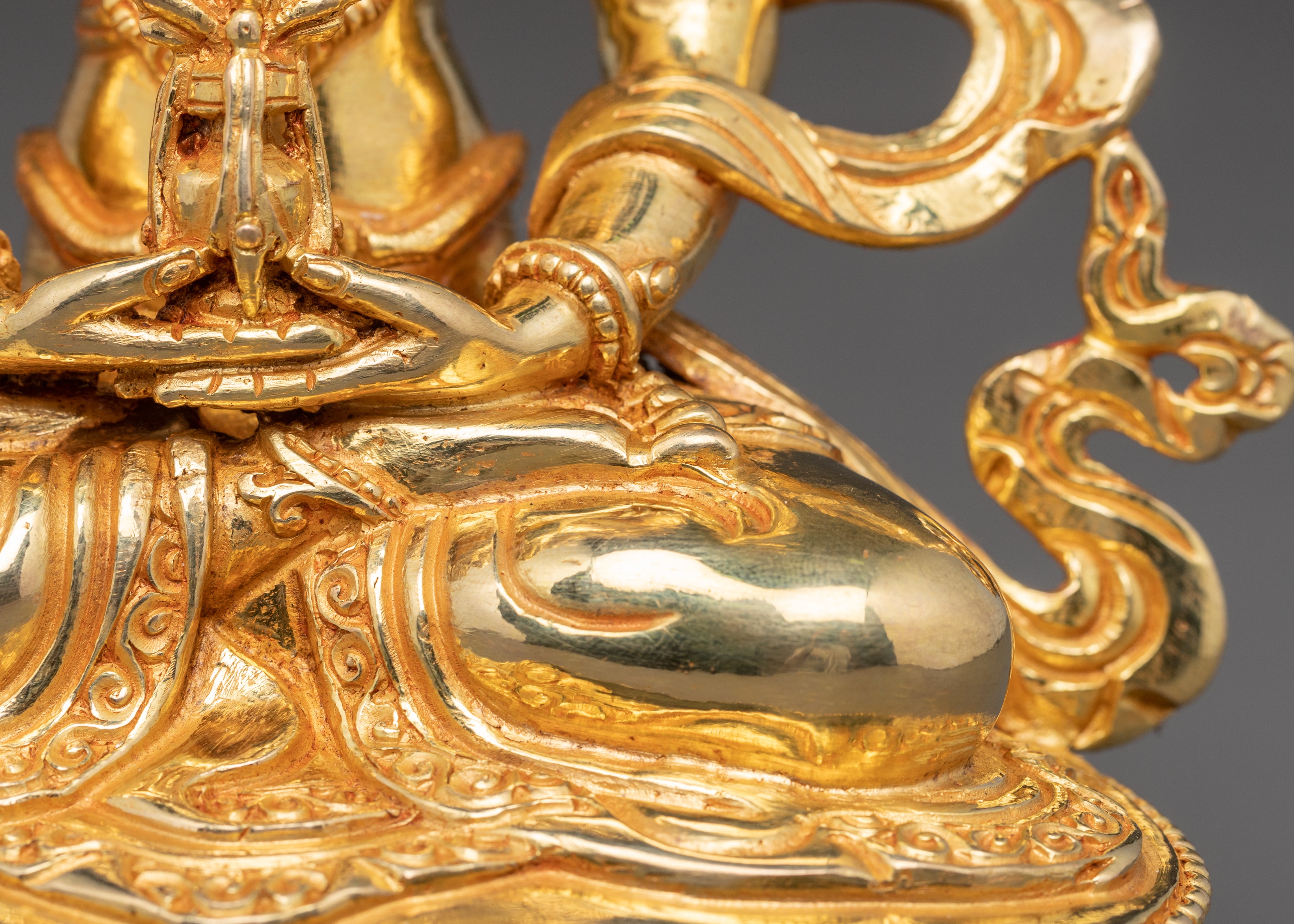 Amitayus Sculpture: Buddha of Infinite Life | Nepalese Handmade Art