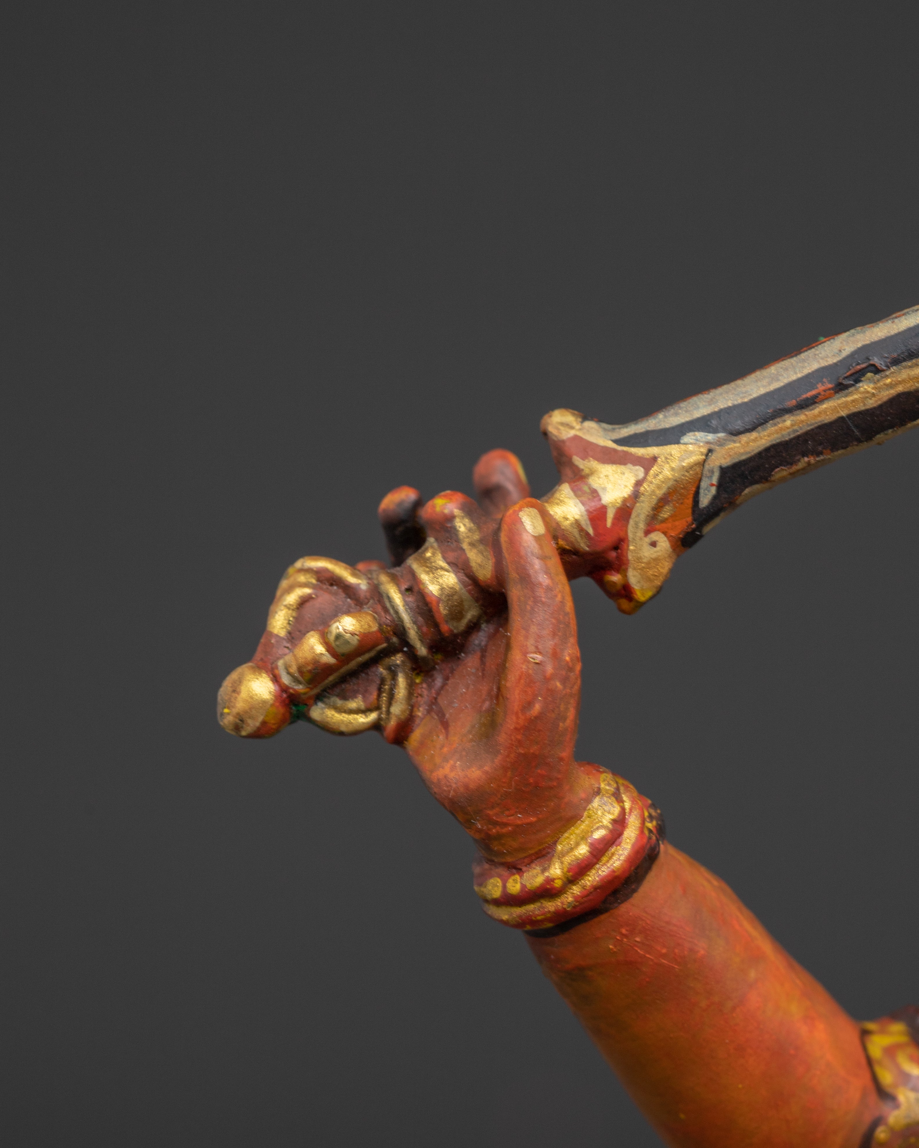 Manjushri Figurine, Sword of Wisdom | Sculpture of the Bodhisattva