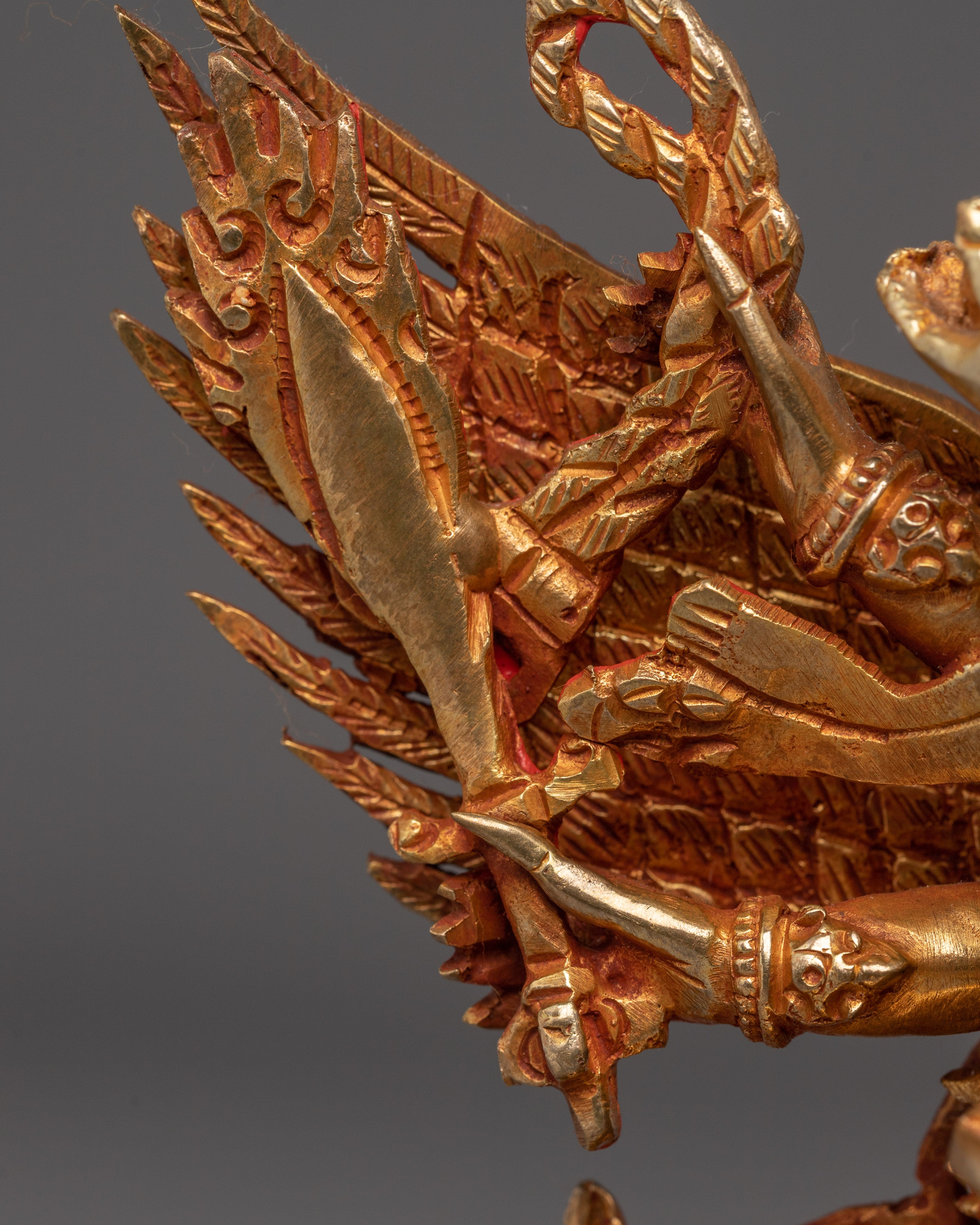 Wrathful Buddhist Deity Hayagriva Statue | Protector Deity