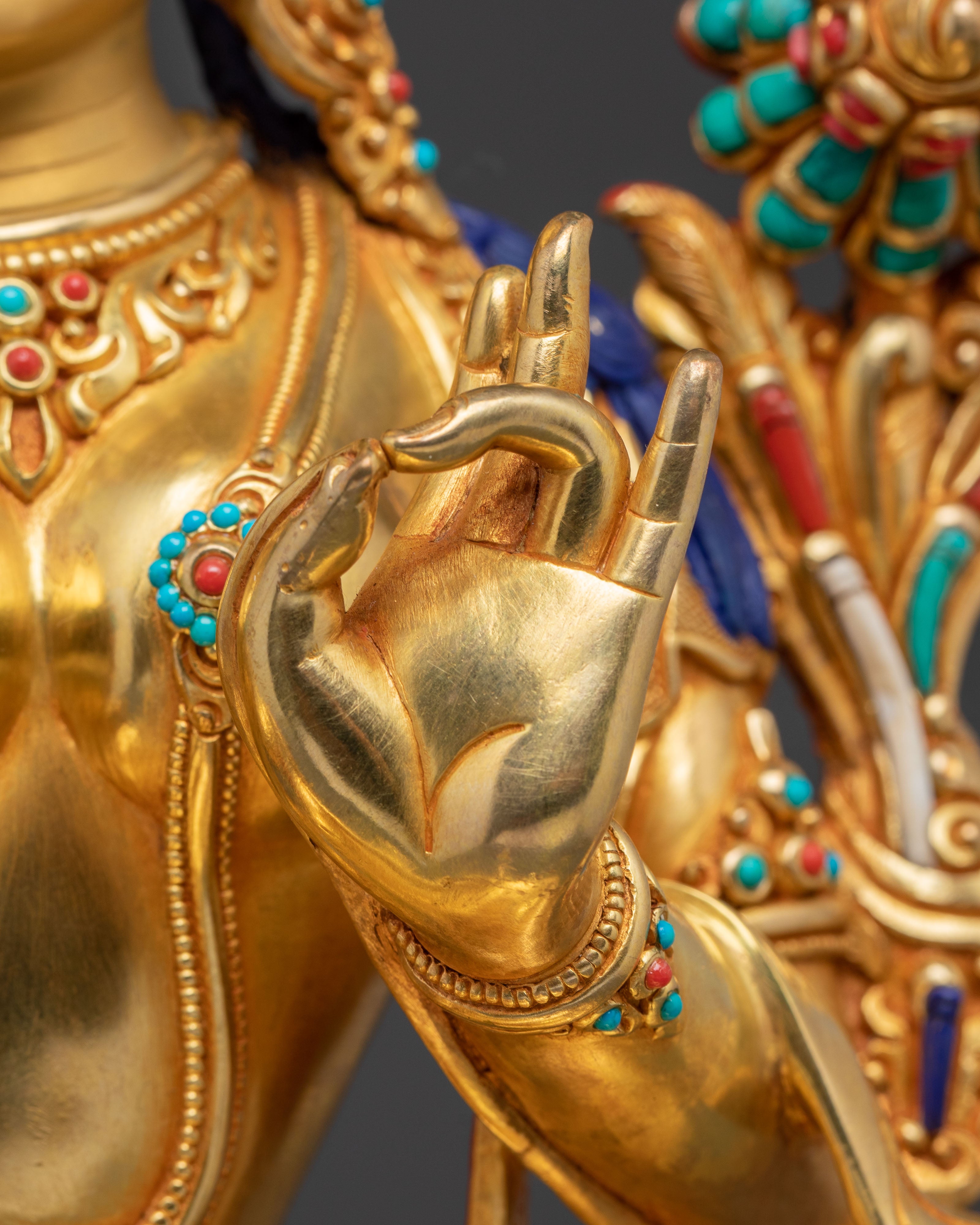 Handmade Statue of Compassionate Mother Green Tara