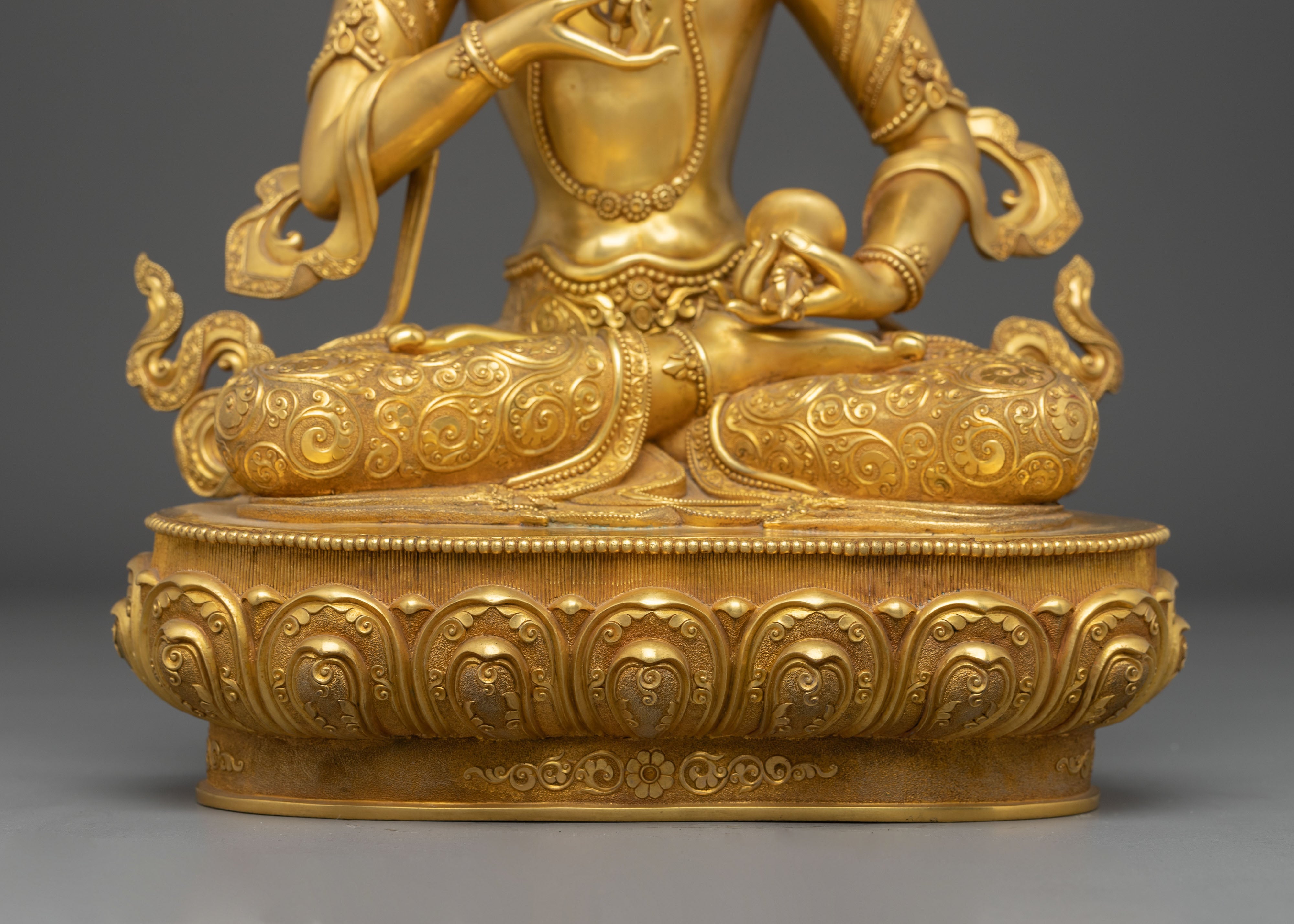 Handmade Golden Statue Of Dorje Sempa | Purification Deity
