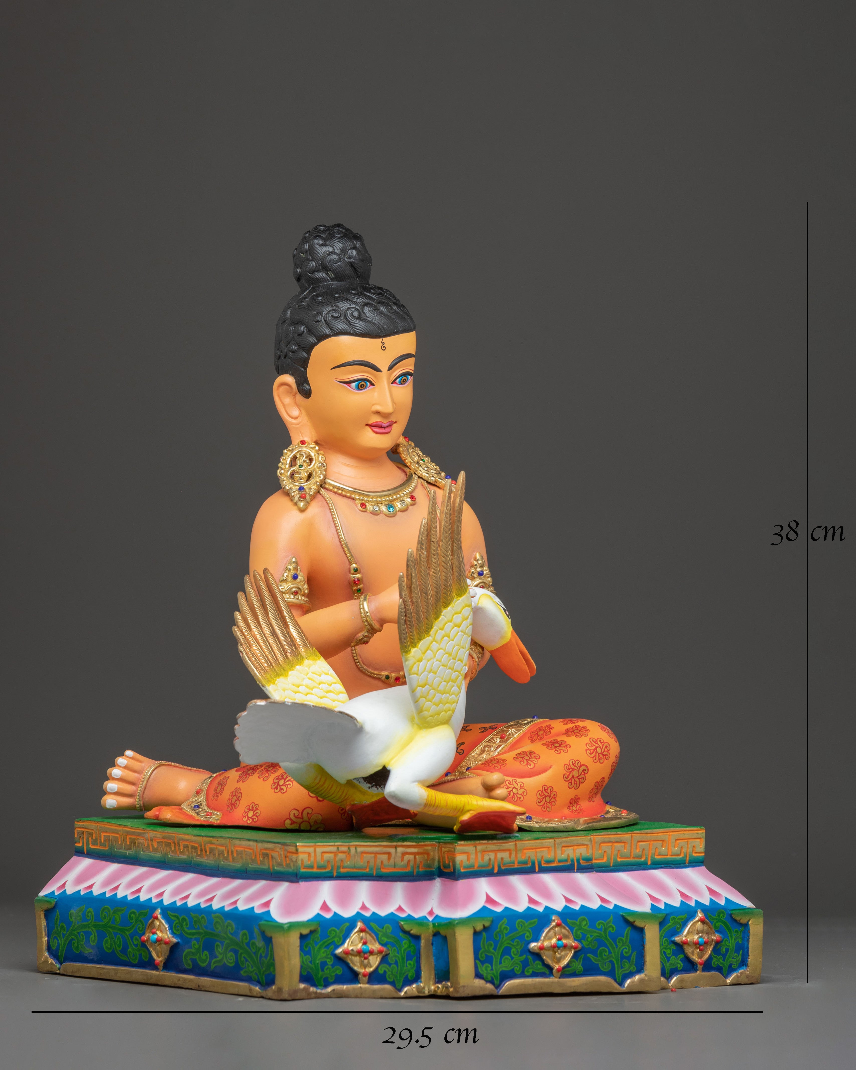 Hand-Carved Siddhartha Gautama Statue: The Enlightened One