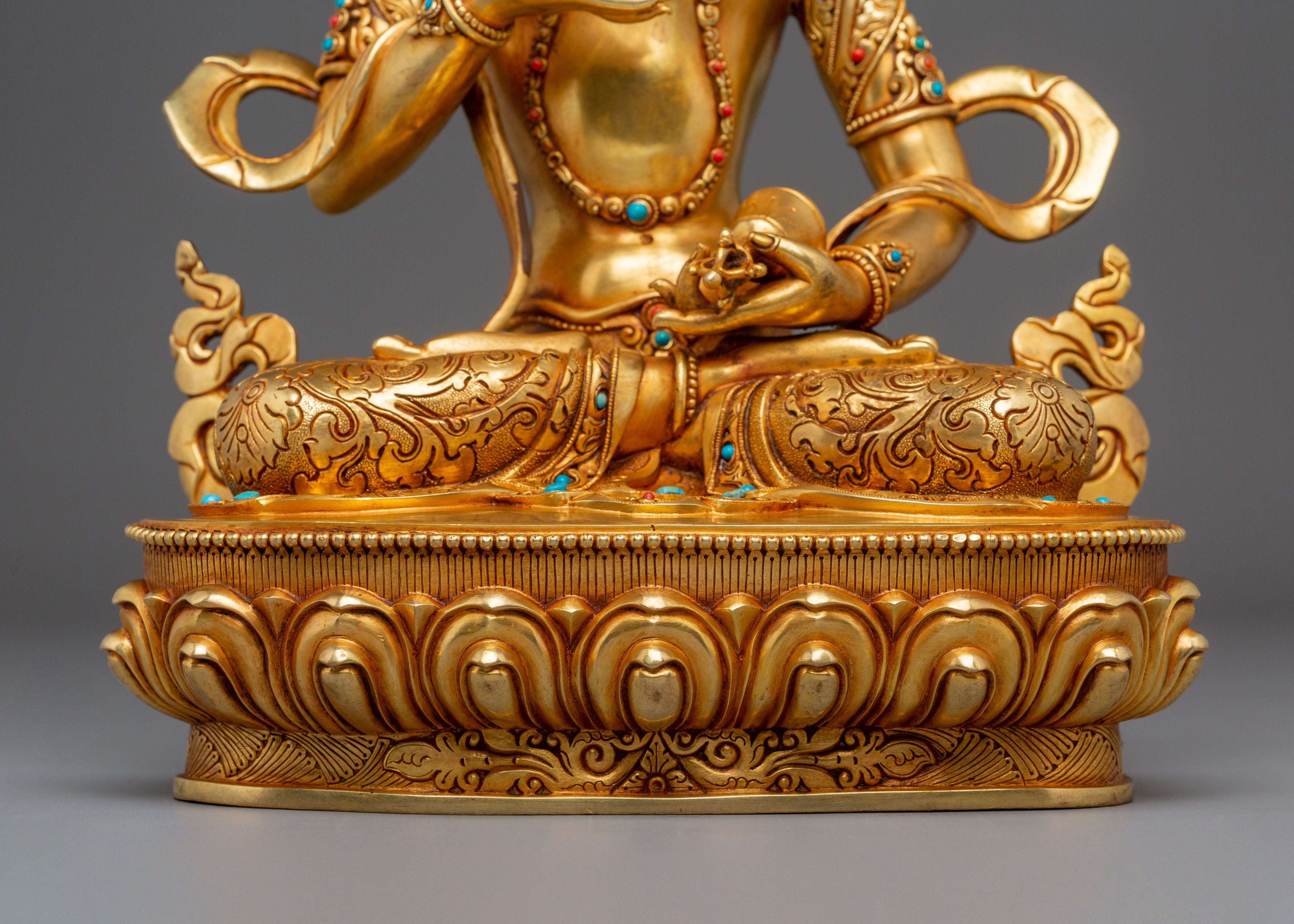 Supreme Purifier Vajrasattva Handmade Dorje Sempa Art | Tibetan Deity of Purification