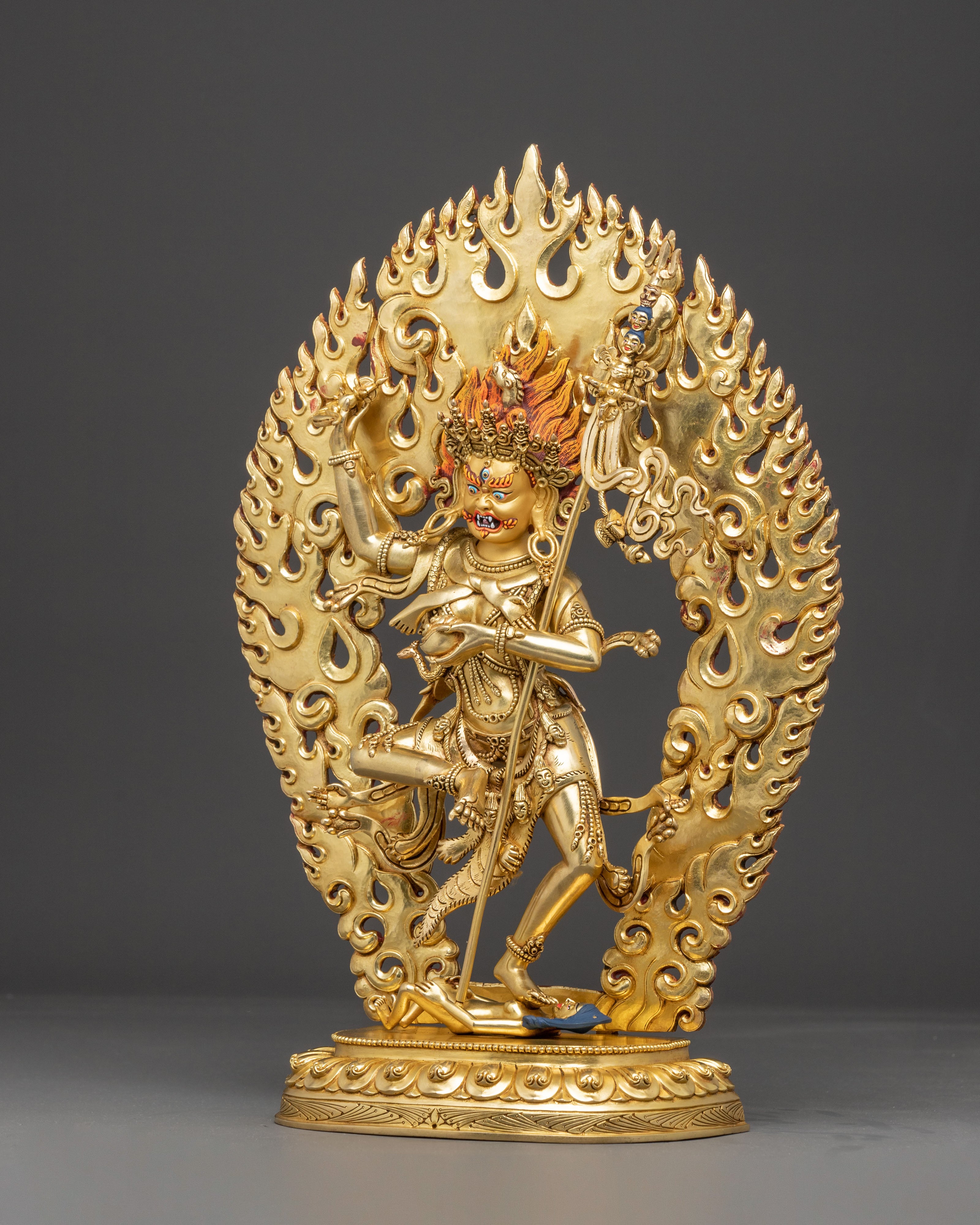 Protector Goddess Troma Nagmo Sculpture | Wrathful Tantric Deity
