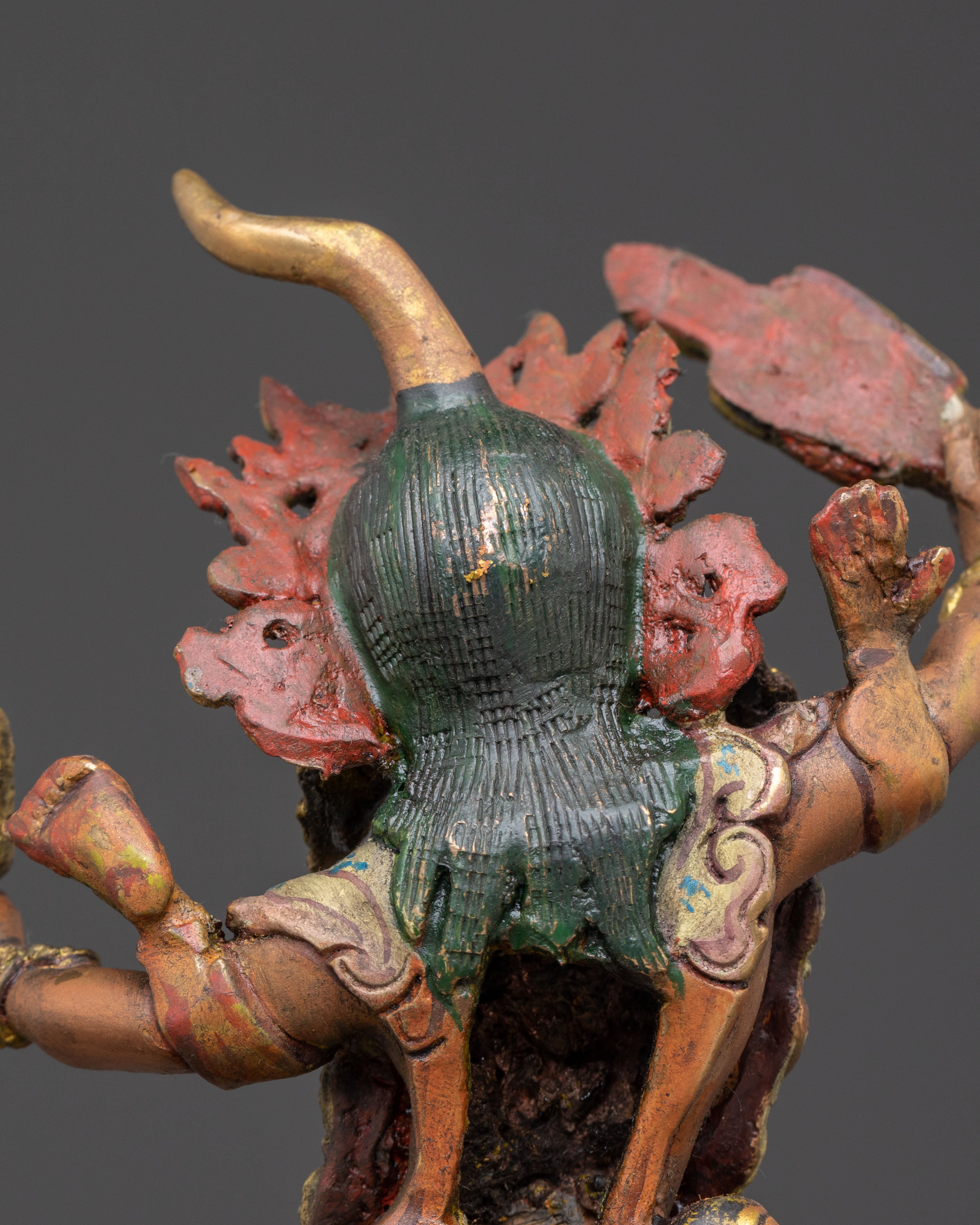 Wrathful Ekajati Statue | Tibetan Protector Deity