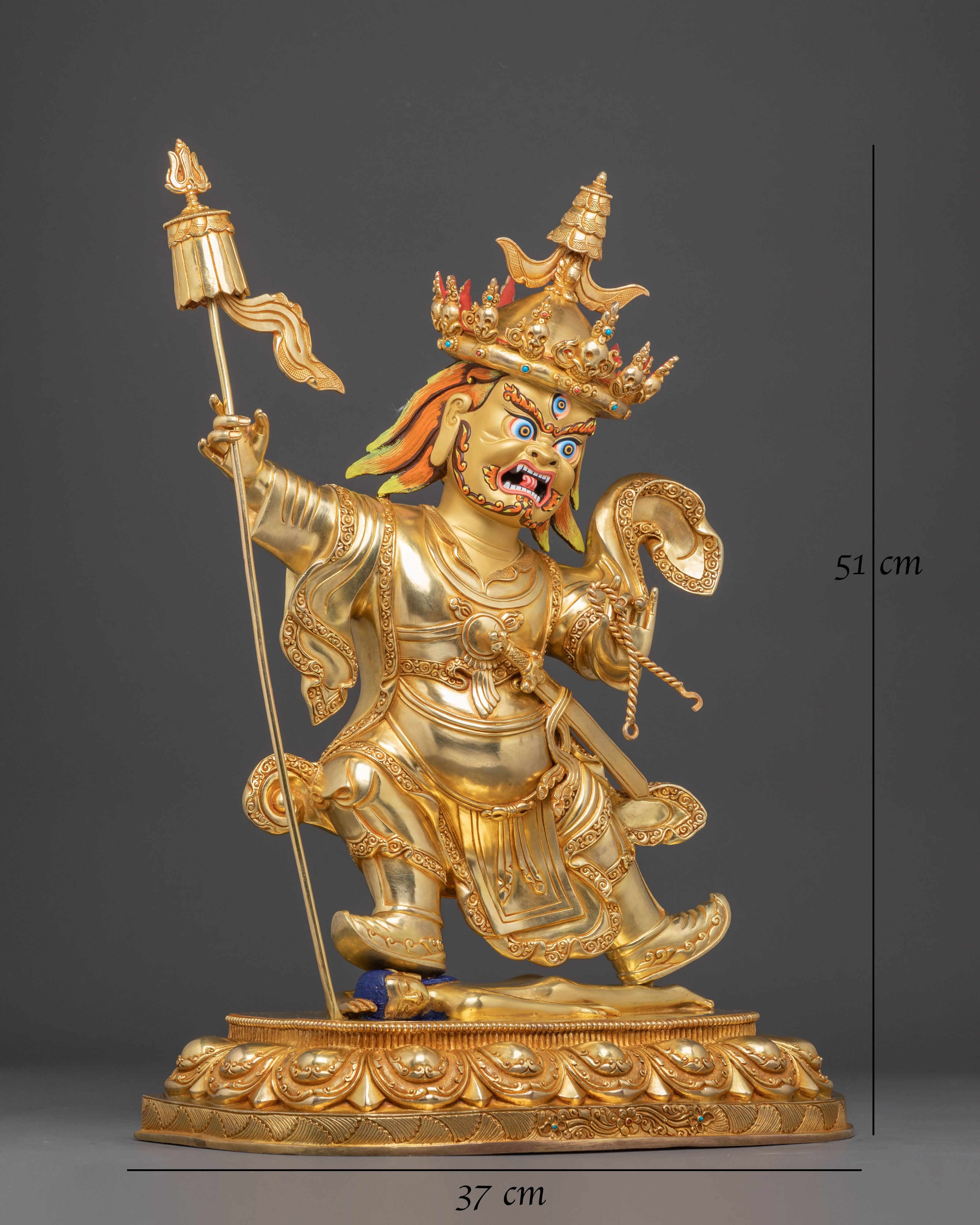 Protector Nechung Chuyong Statue | Guardian of the Dharma