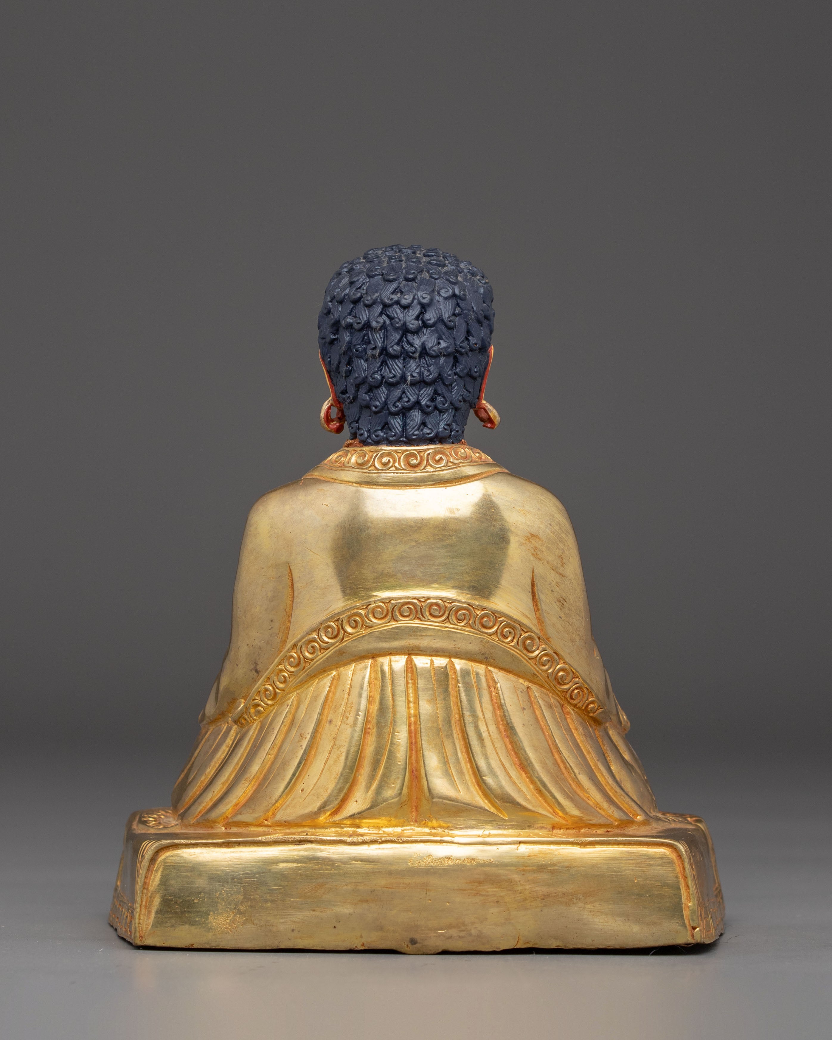 Golden Buddhist Masters Statue Set | Three Enlightened Masters