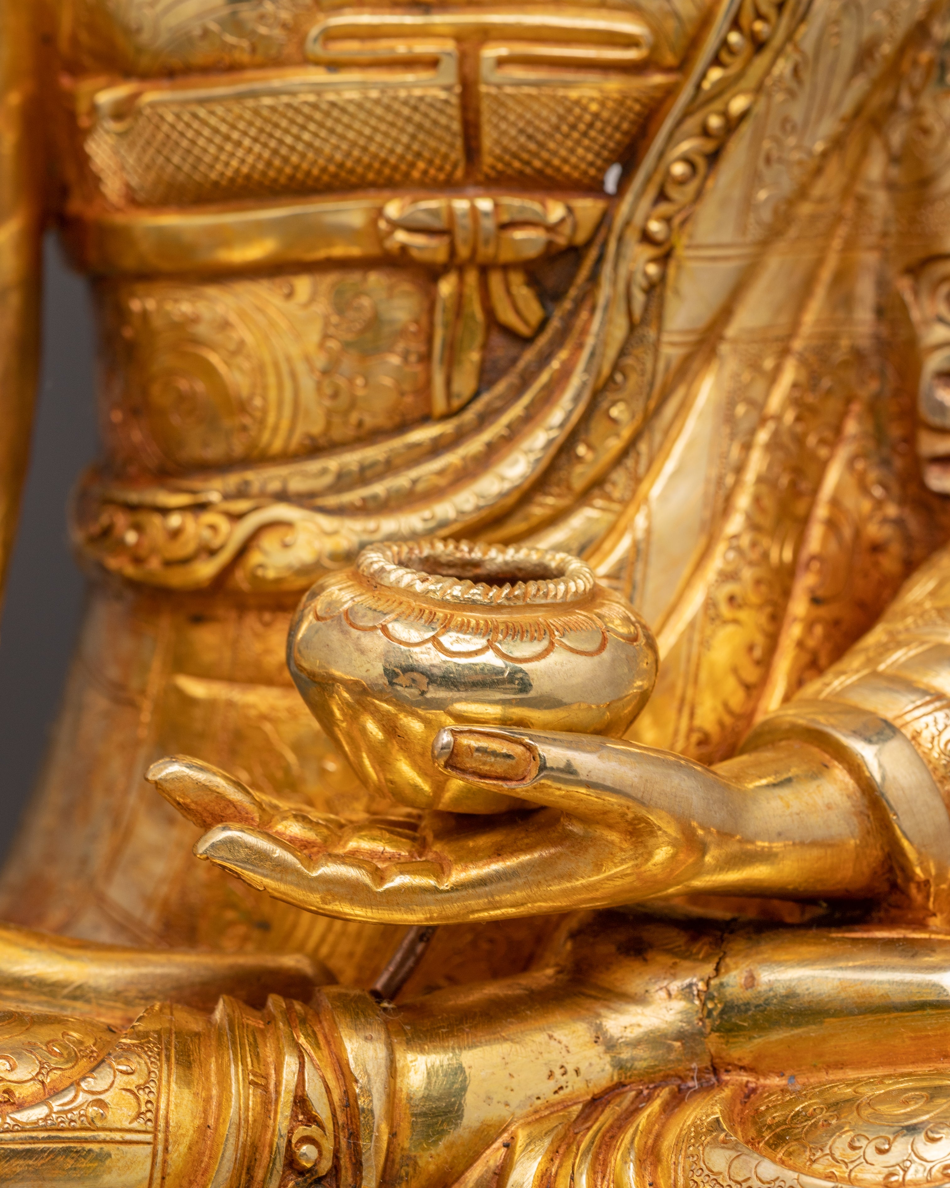 Jigten Sumgon Statue: Revered Buddhist Master