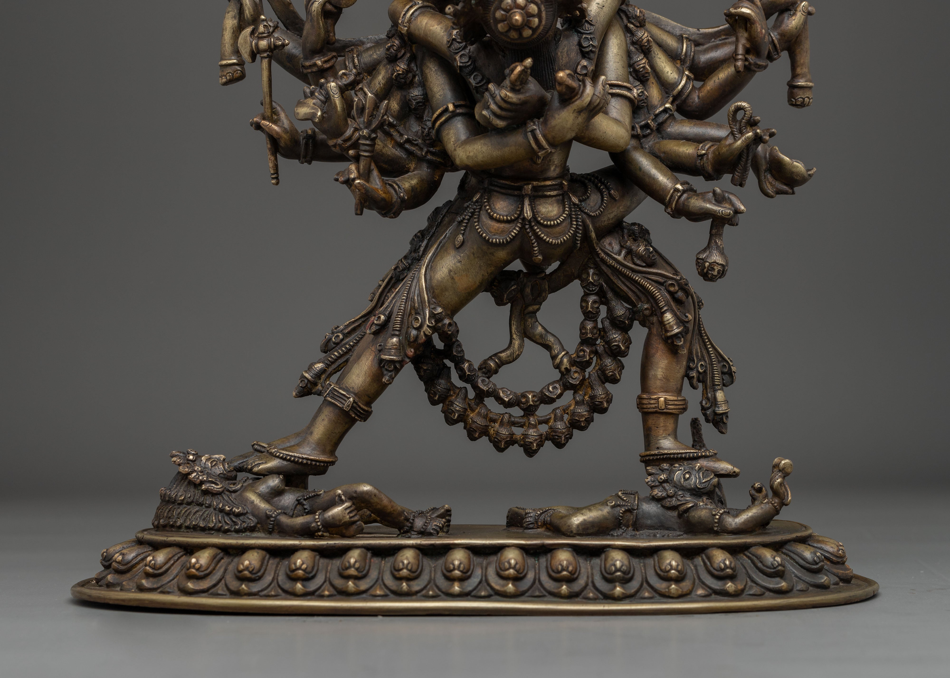 Handcrafted Buddhist Tantric Deity Chakrasambhara