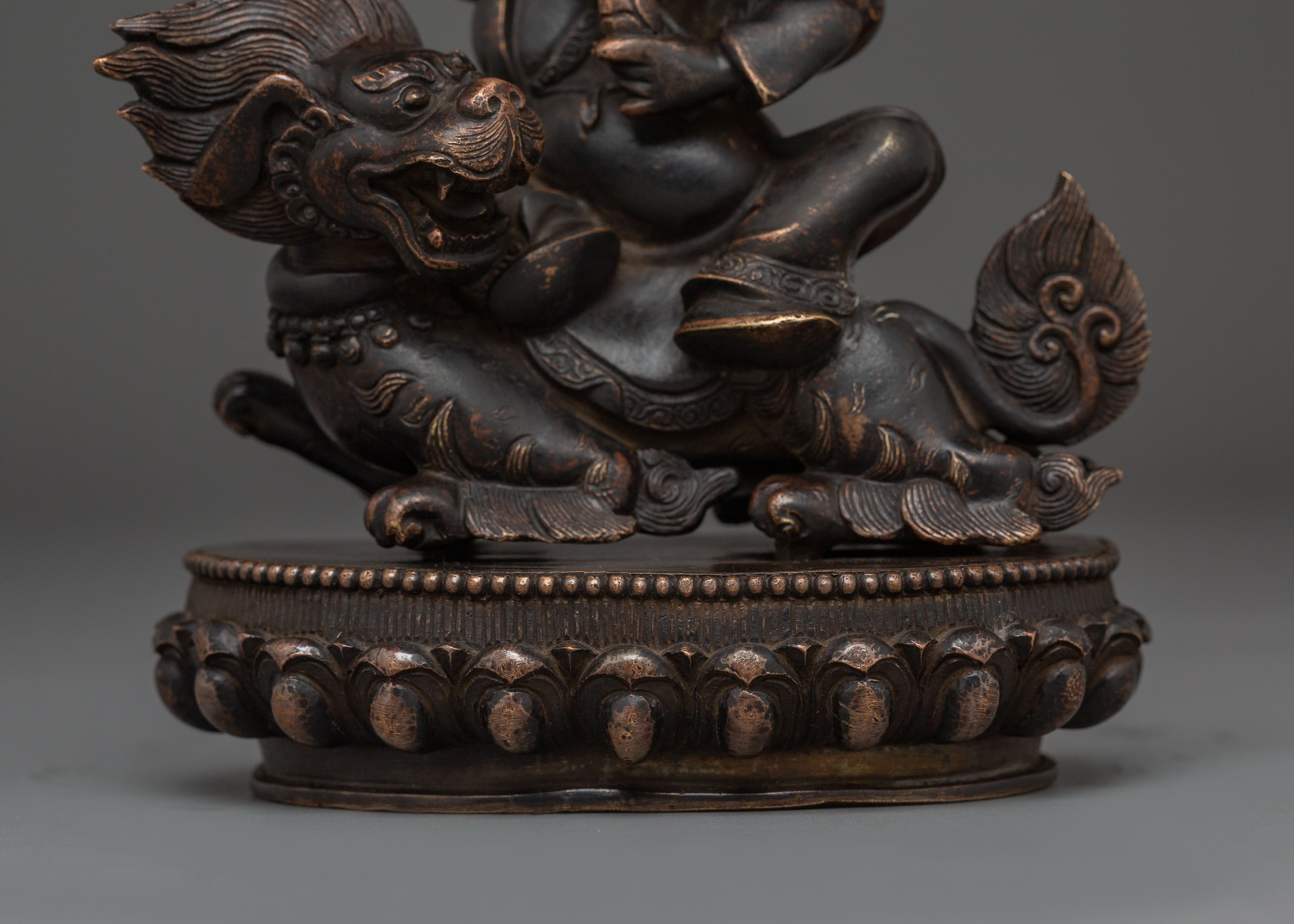 Statue of Protector Dorje Legpa | Wrathful Dharma Guardian