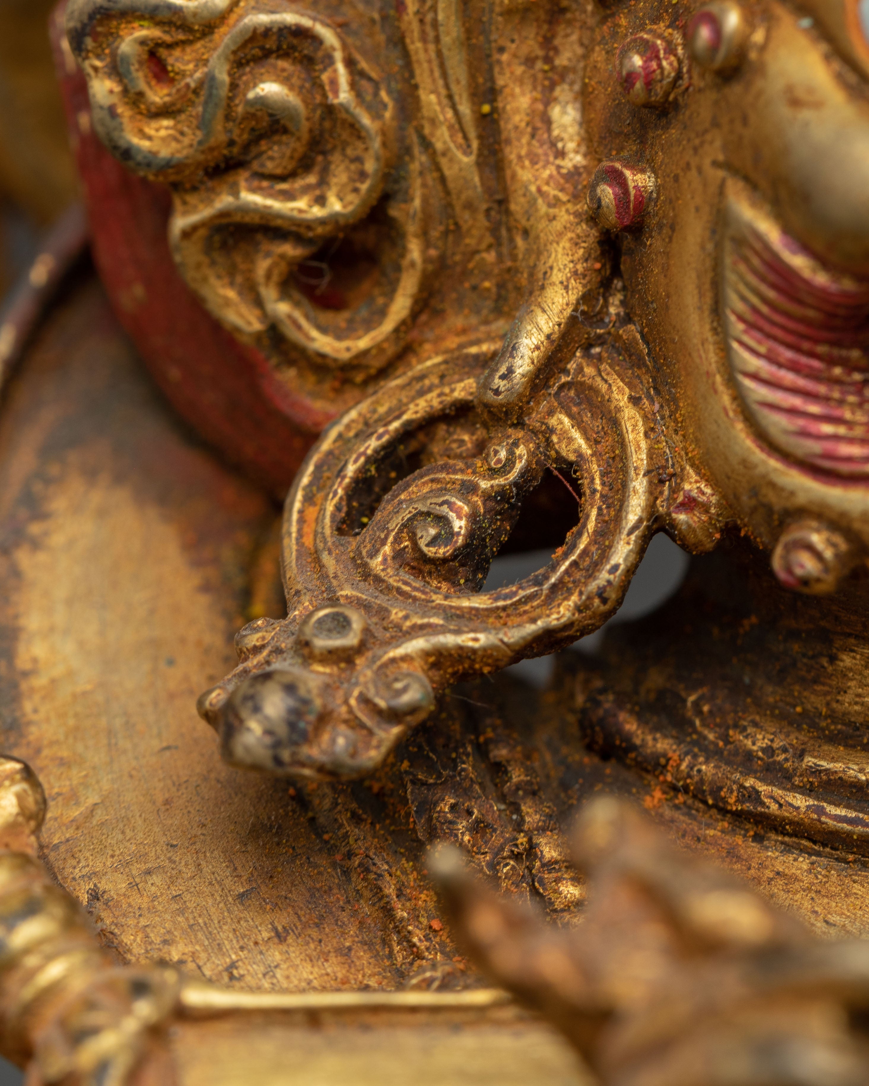 Golden Sakya Mahakala Artwork | Protector of the Dharma