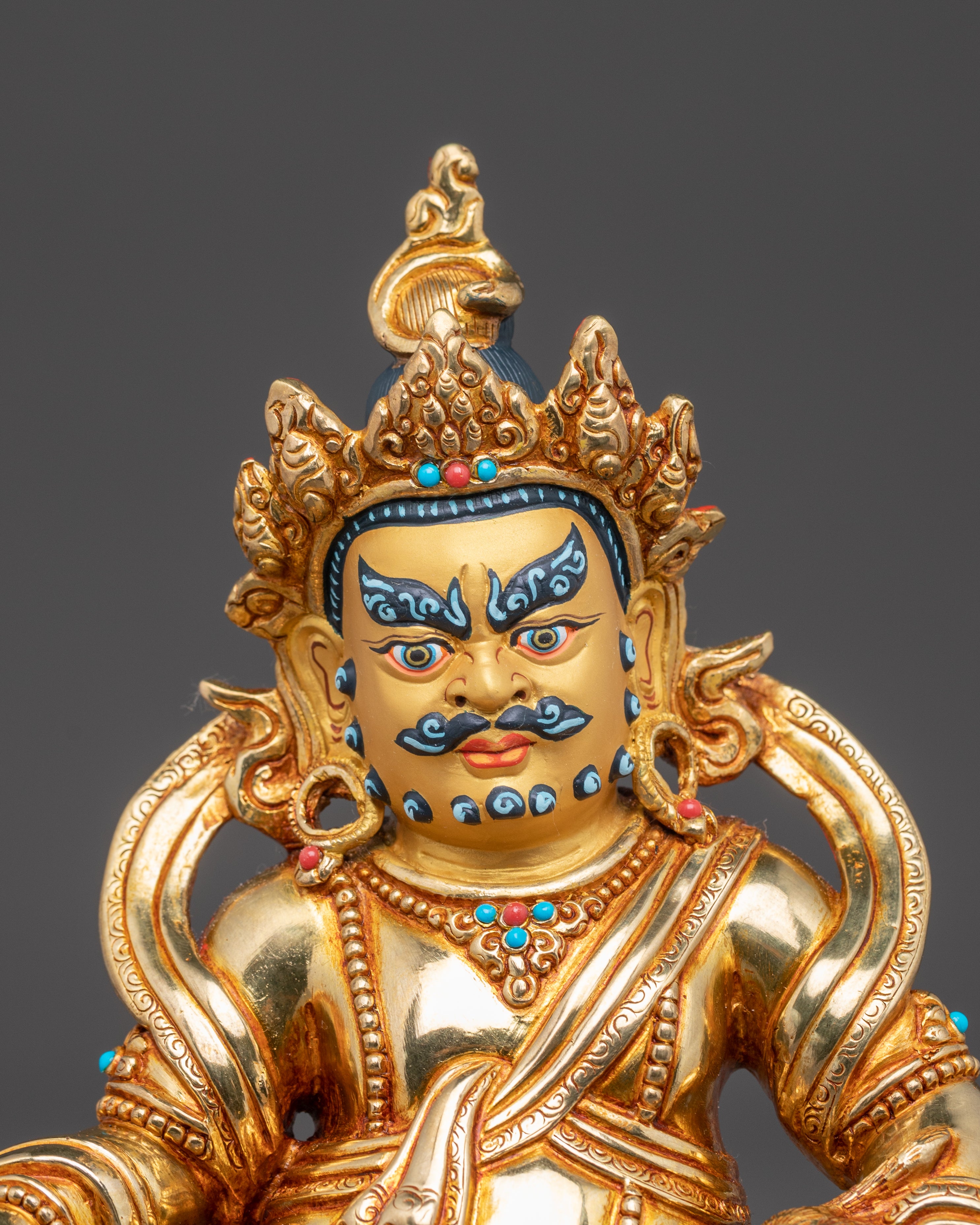 Handmade Dzambhala Statue for Abundance | Wealth and Prosperity Deity