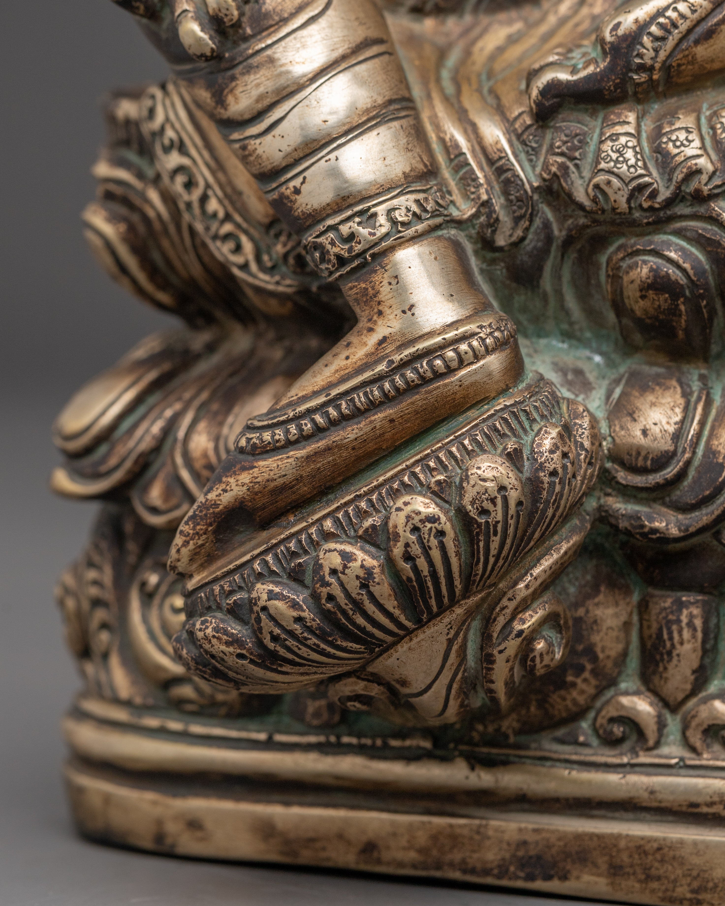 Handmade Liberation Mother Green Tara Statue | Female Bodhisattva