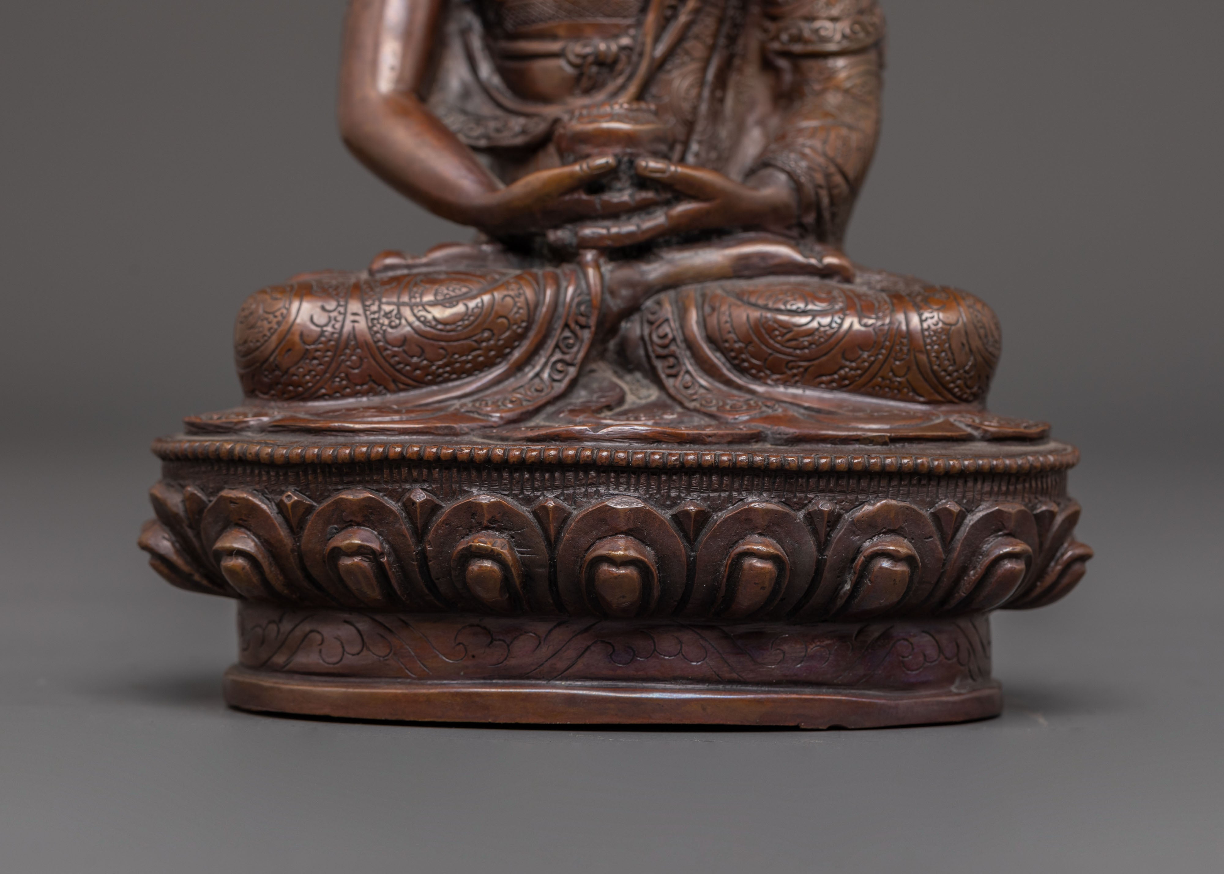 Handmade Peaceful Statue of Buddha Amitabha | Buddha of Infinite Light