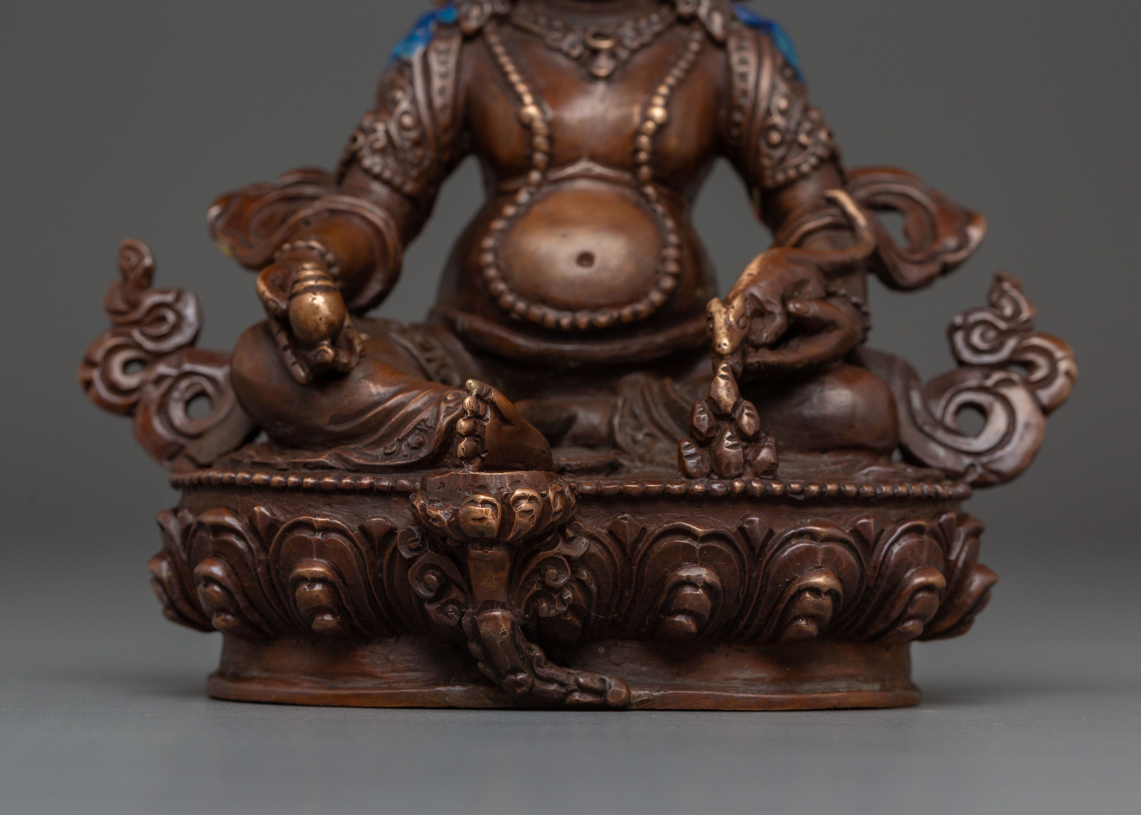Himalayan Statue of Wealth Lord Dzambhala | Abundance and Prosperity