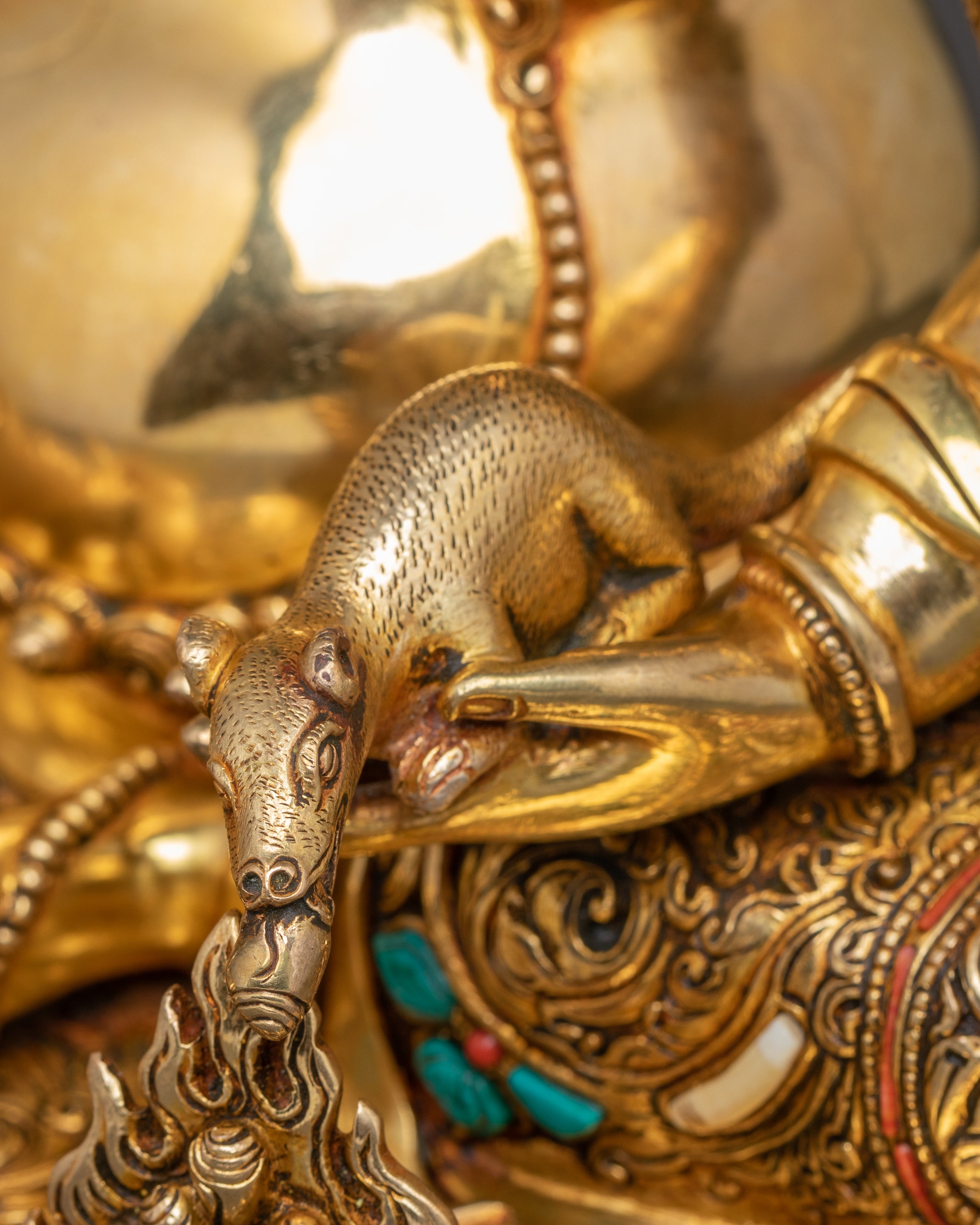 Figurine of Wealth Icon Dzambhala | Guardian of Prosperity