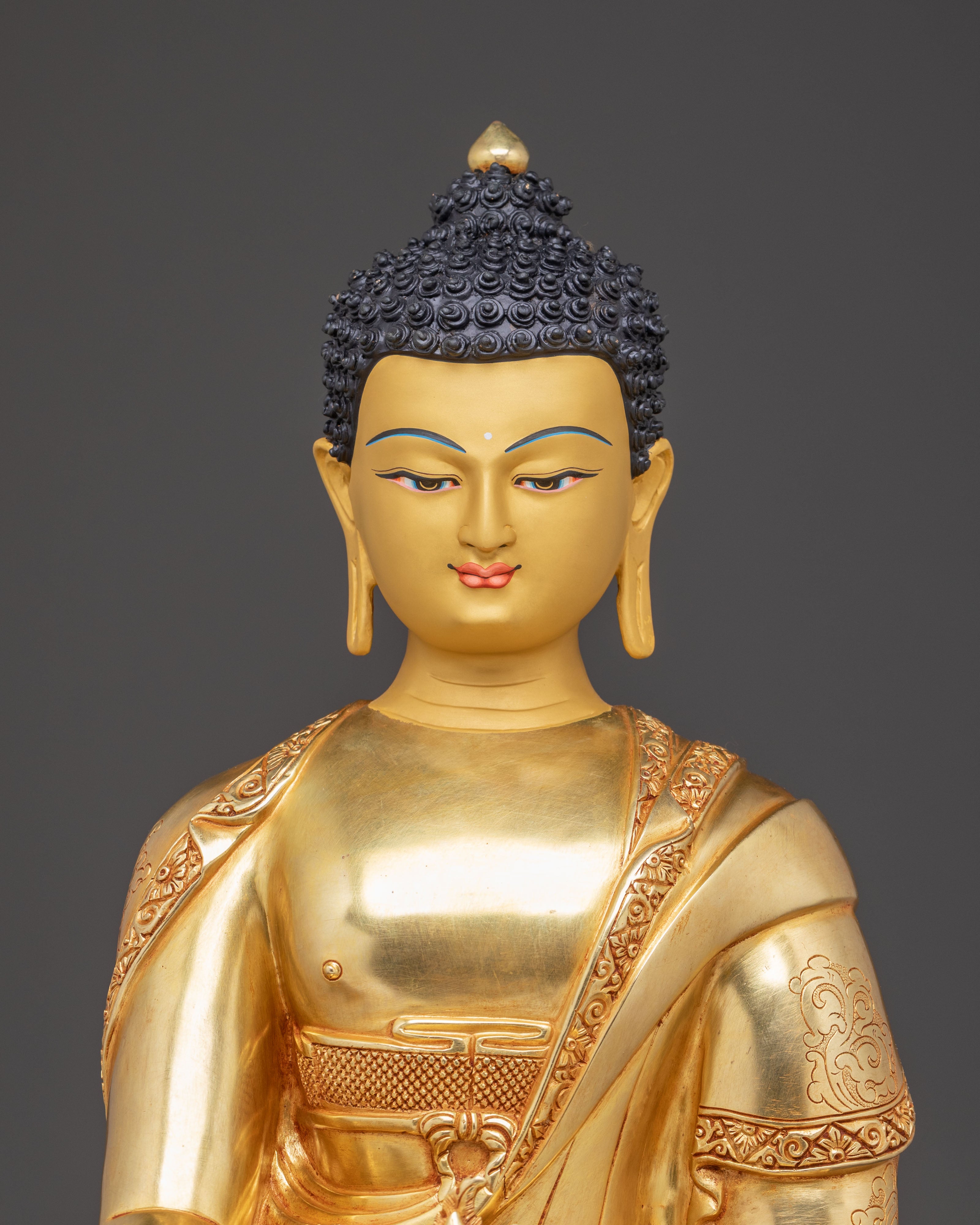 Handmade Medicine Buddha Statue for Altar Decor | Healing Deity for Meditation