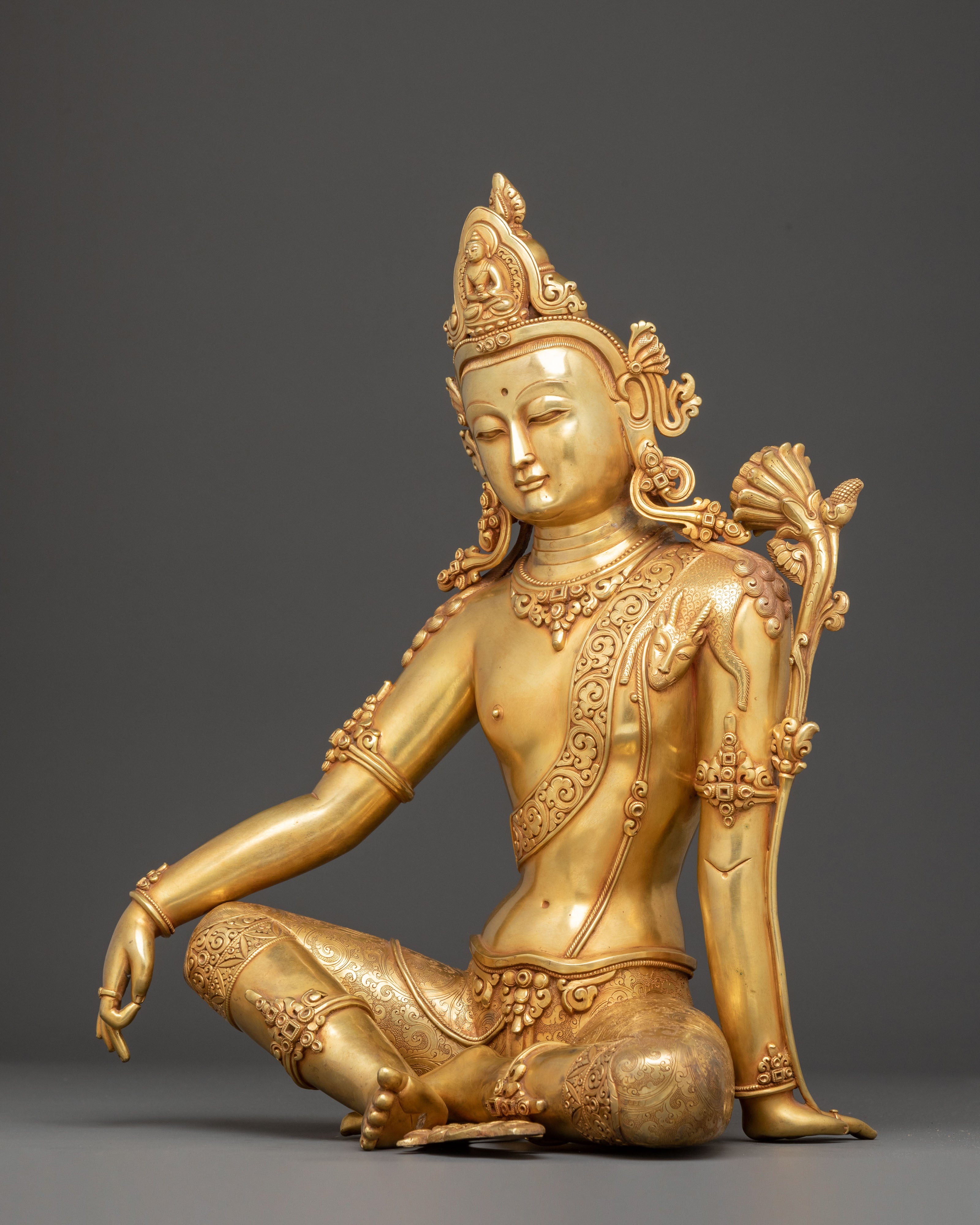 Himalayan Art of Lokeshwor Bodhisattva of Compassion | Divine Protector