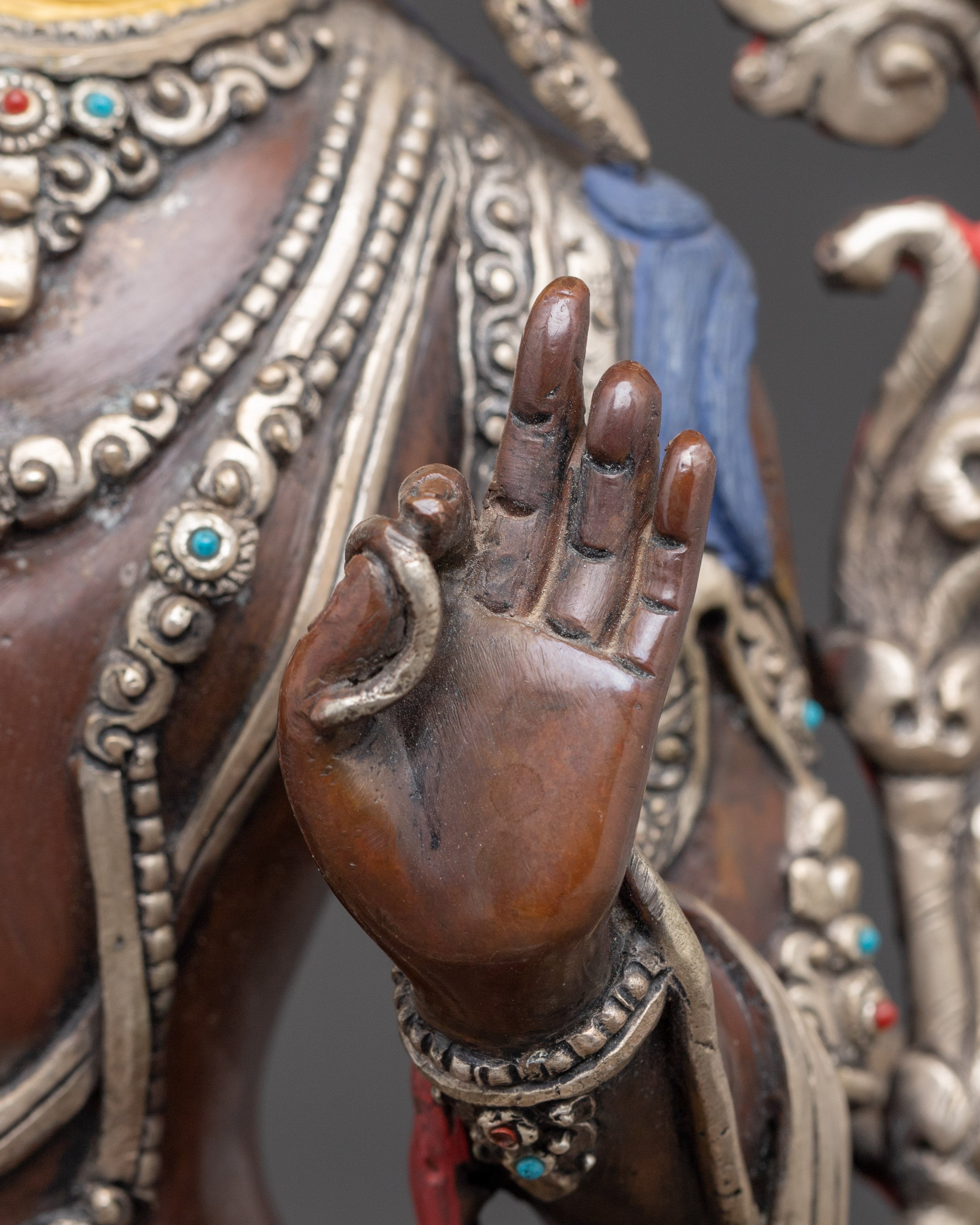 Himalayan Copper Statue of Manjushri | Wisdom Bodhisattva