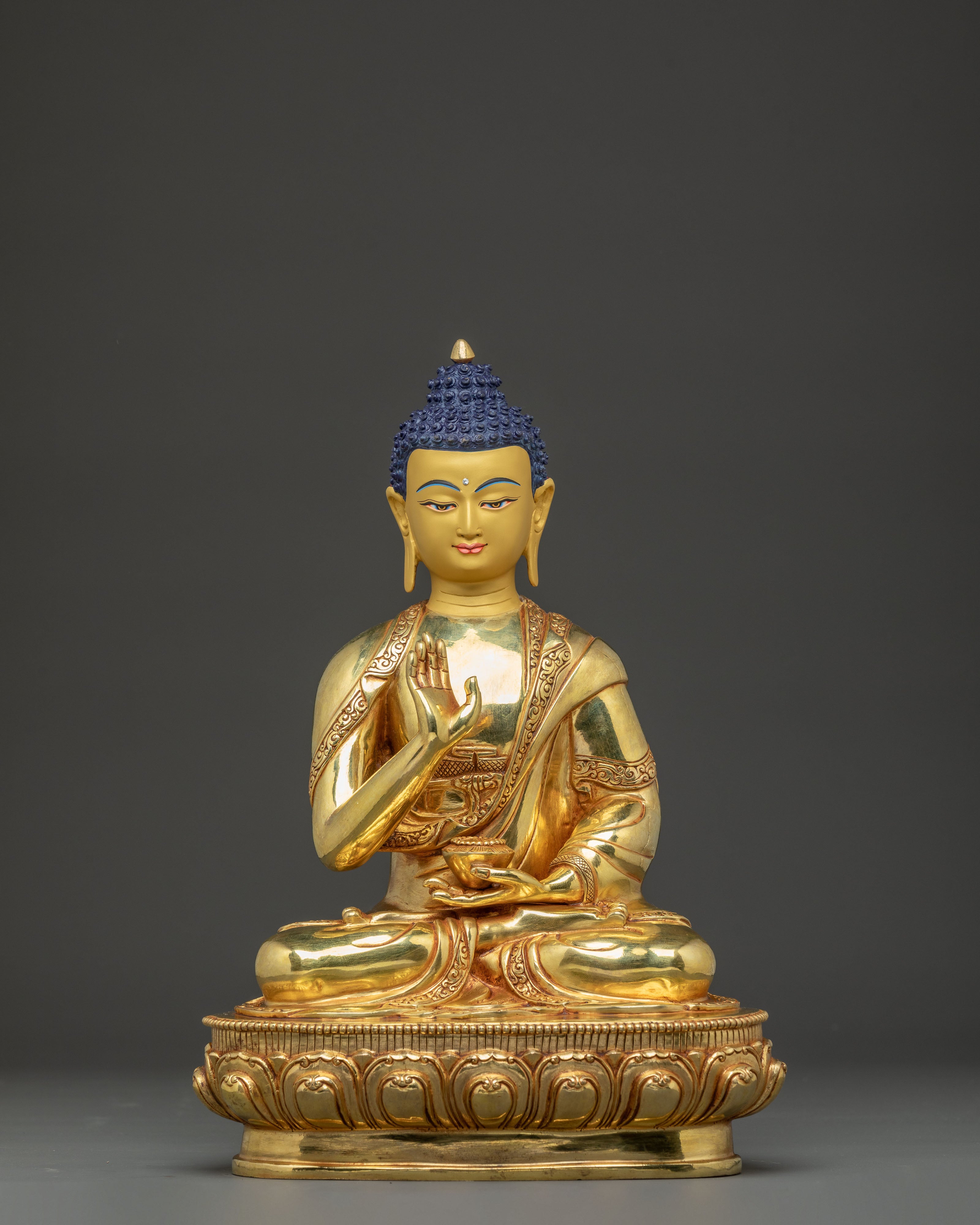 Five Dhyani Buddhas Sculpture Set | Symbolism of Enlightenment