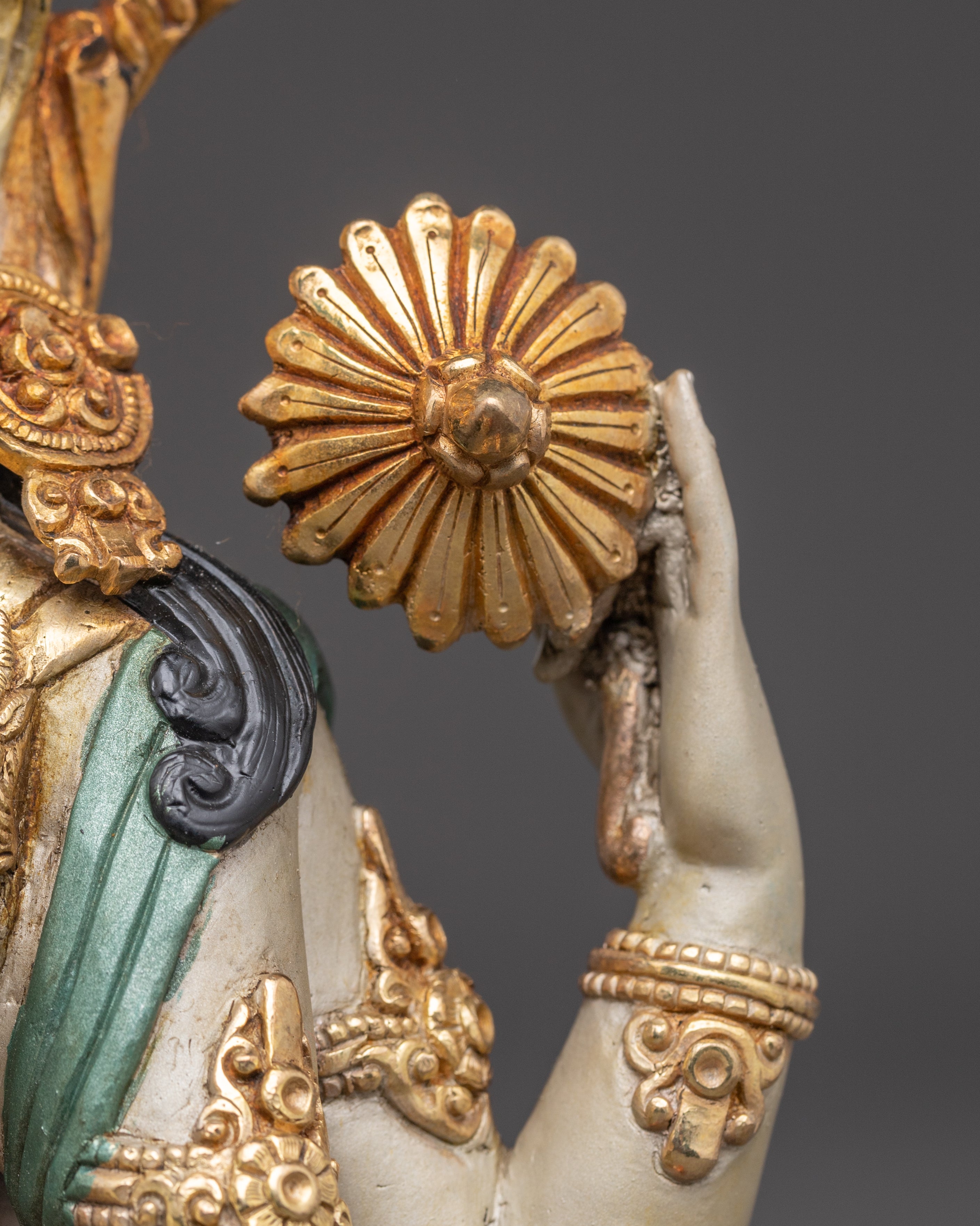 Handmade Sculpture of Bodhisattva Chenrezig | Compassion Deity