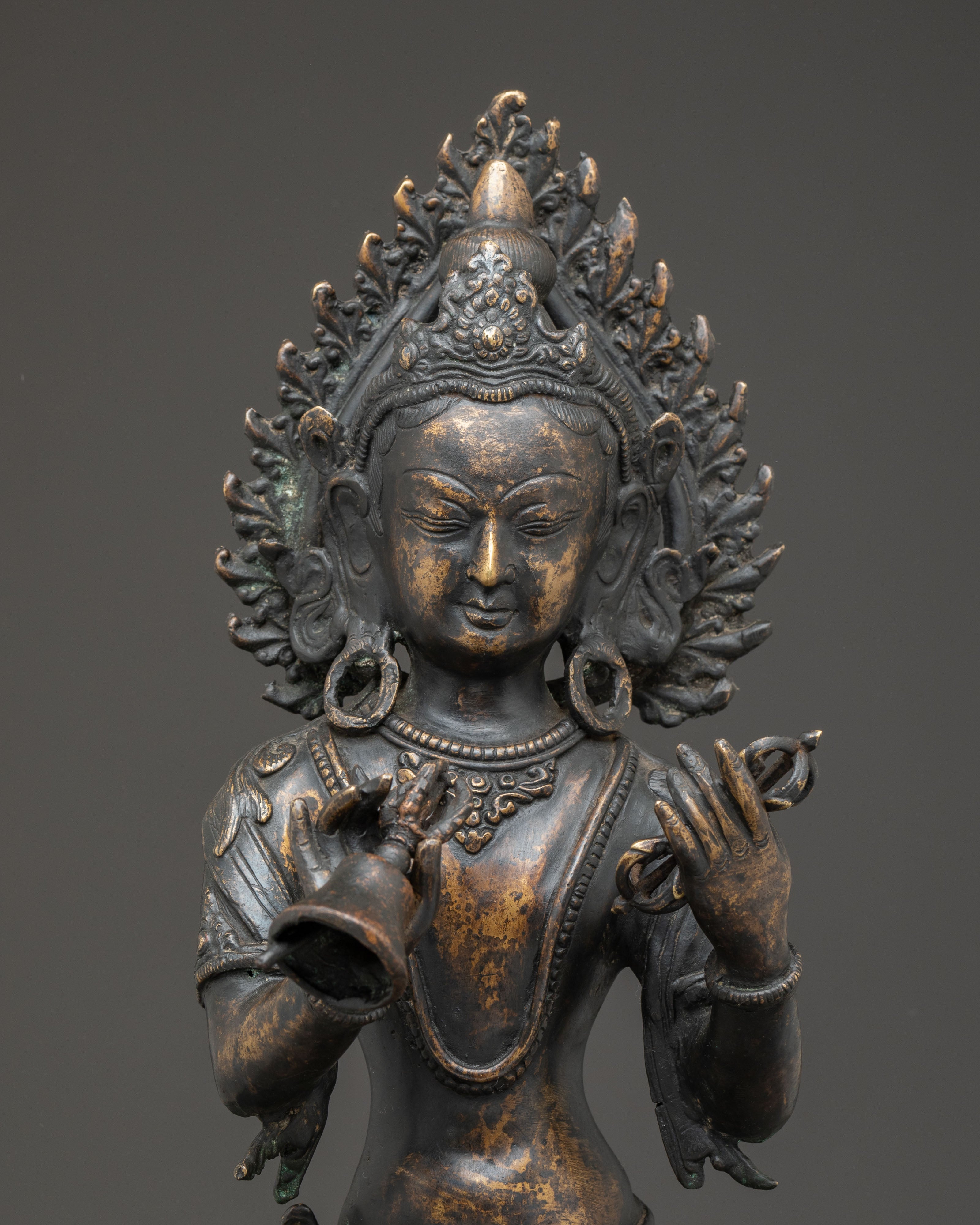 Handmade Copper Statue of Standing Vajrasattva