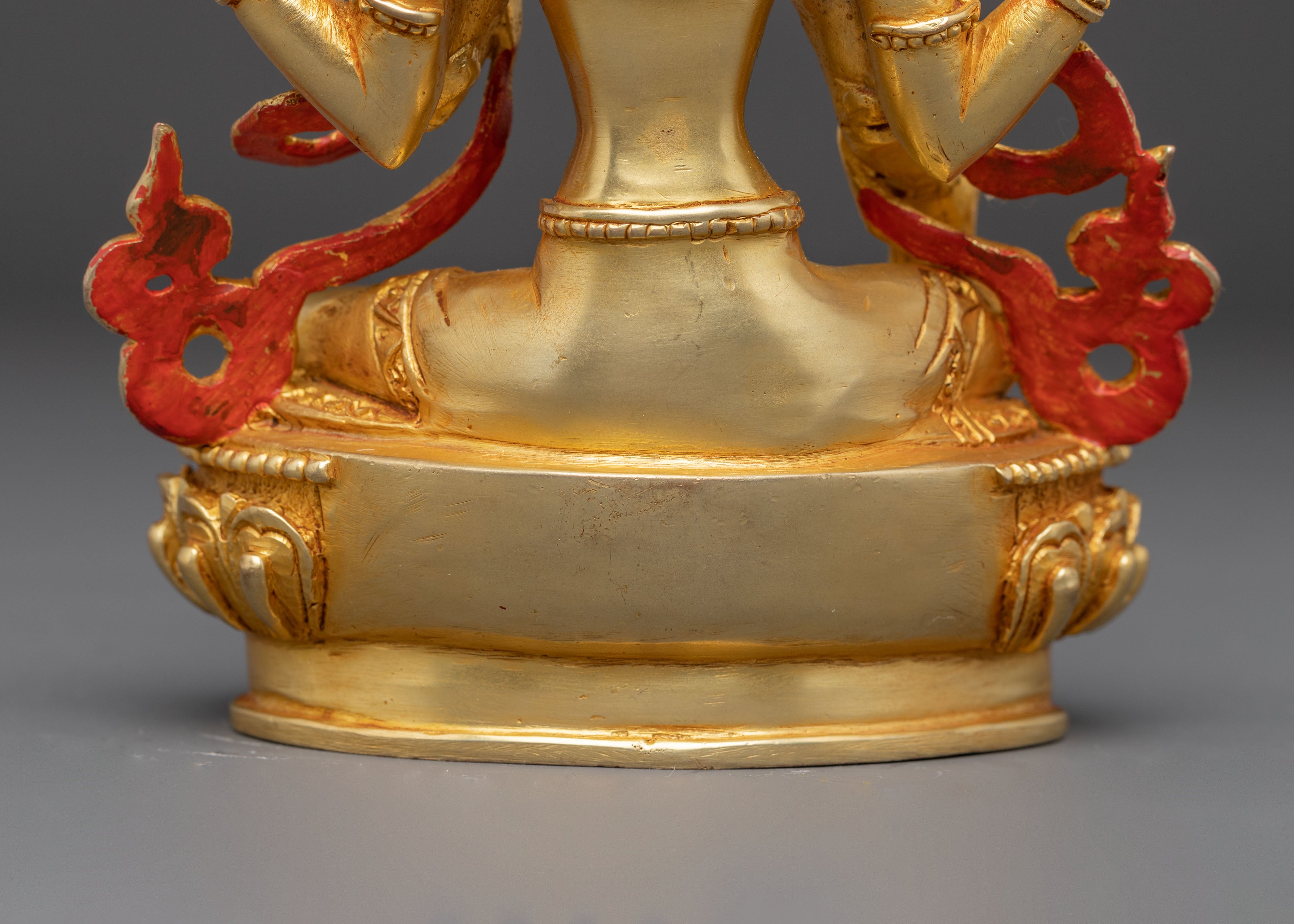 Laxmi Devi Golden Statue | Hindu Goddess of Wealth and Prosperity