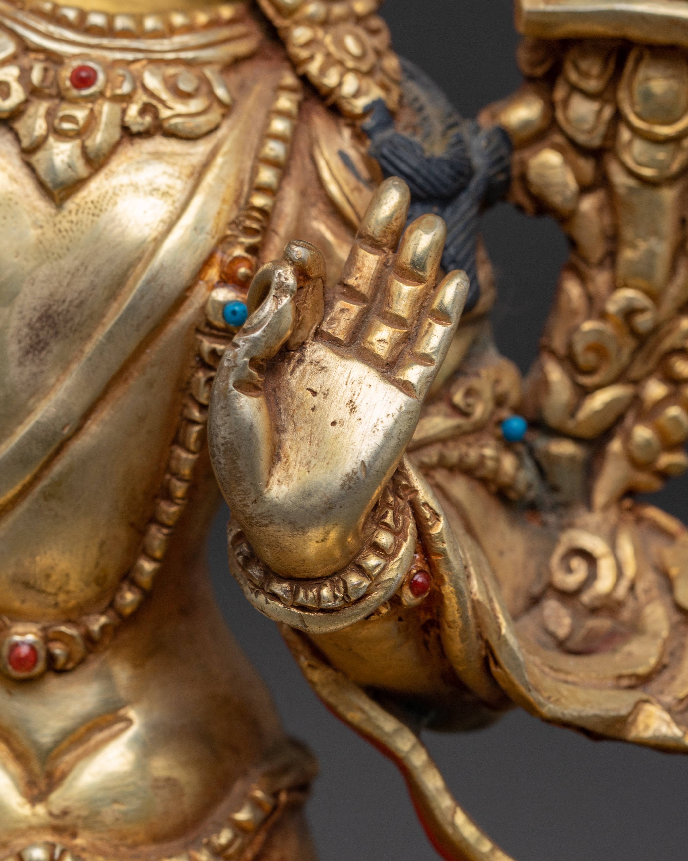 Handmade Statue of Manjushri Bodhisattva of Wisdom