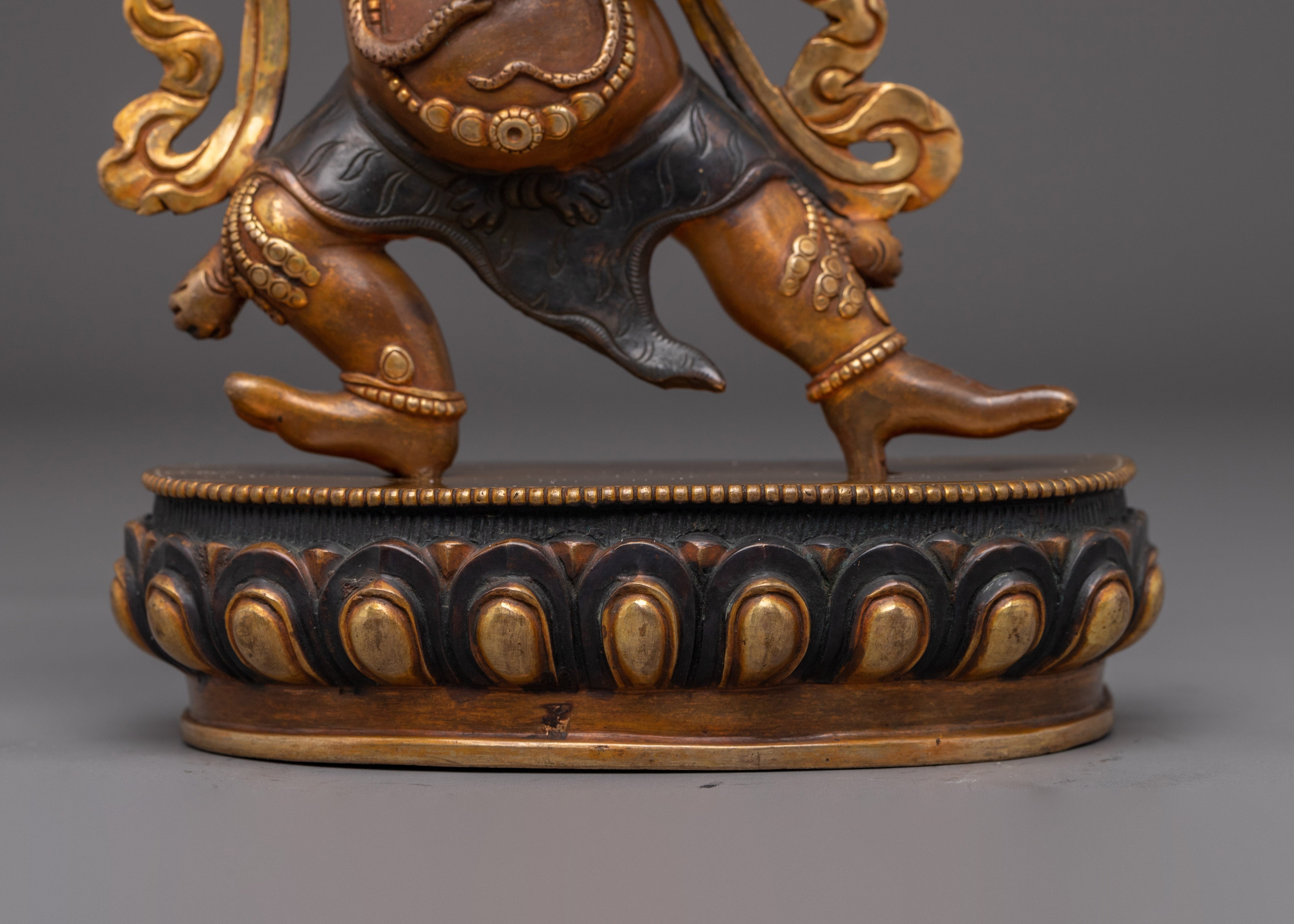 Statue of Buddhist Protector Deity Mahakala | Himalayan Artwork