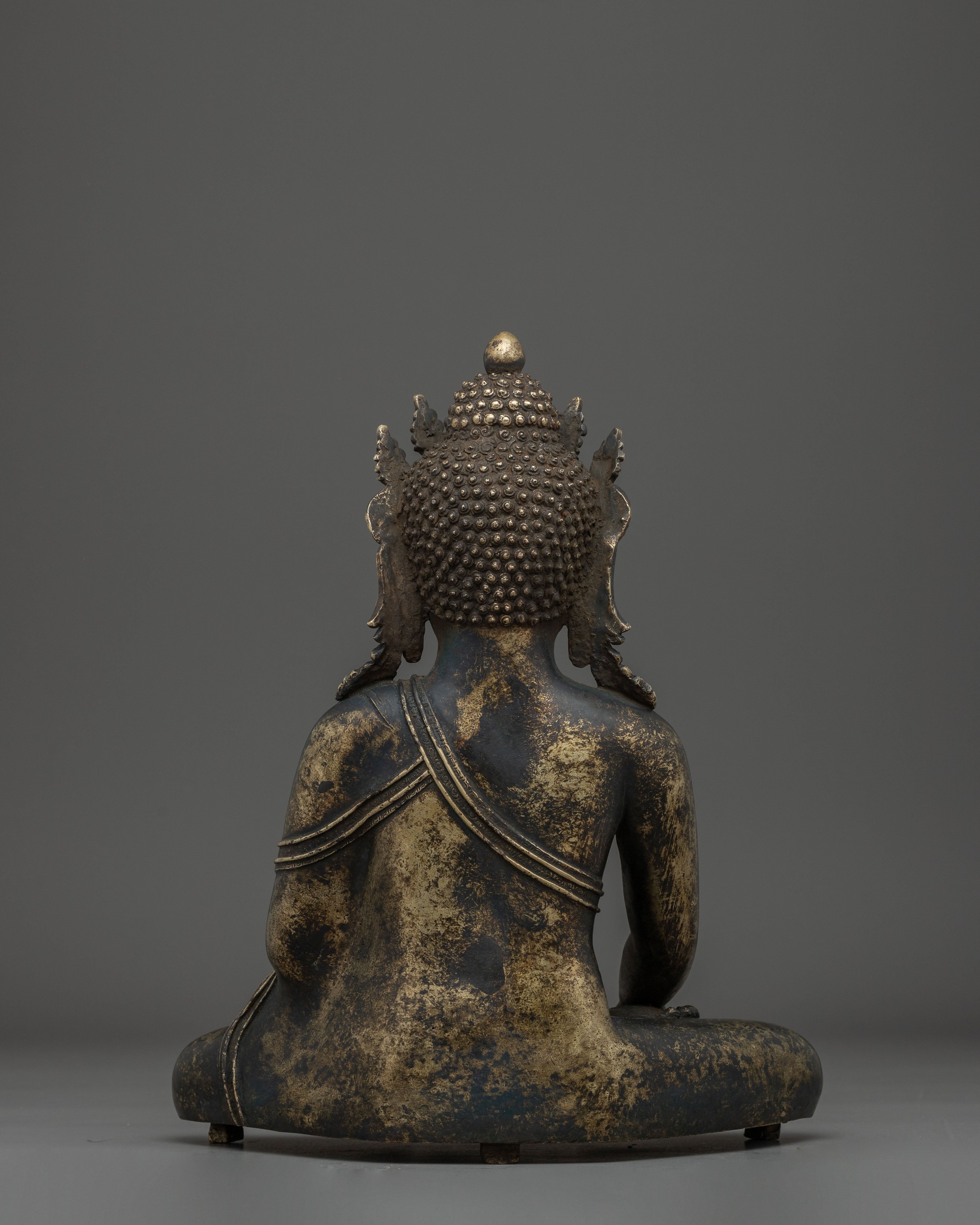 Handmade Statue of Seated Shakyamuni Buddha | Historical Buddha