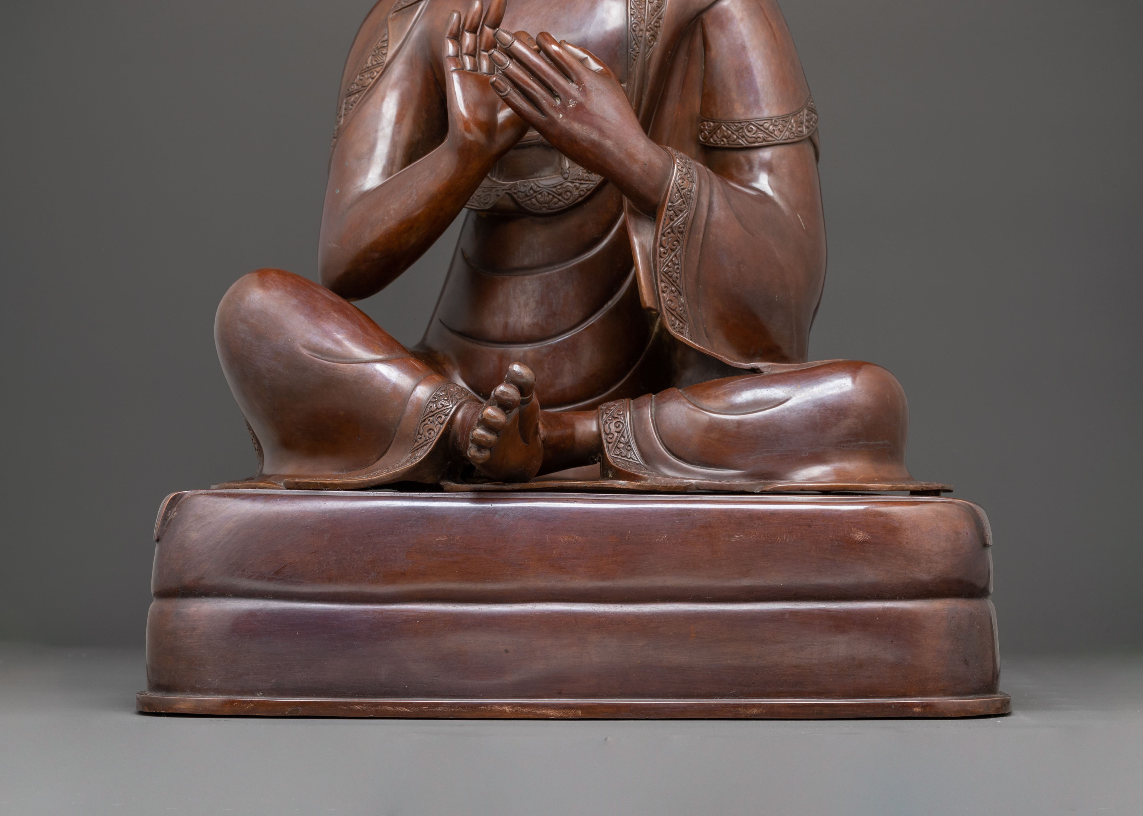 Handcrafted Statue of Nagarjuna | Buddhist Philosopher