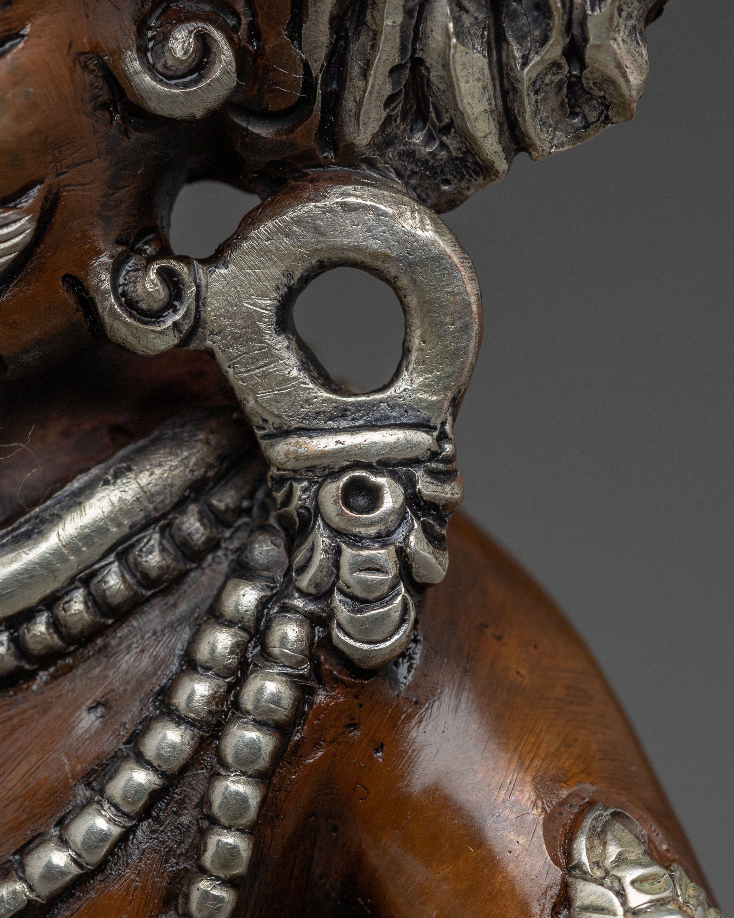 Handcrafted Wealth Icon Black Dzambhala Statue | Guardian of Fortune