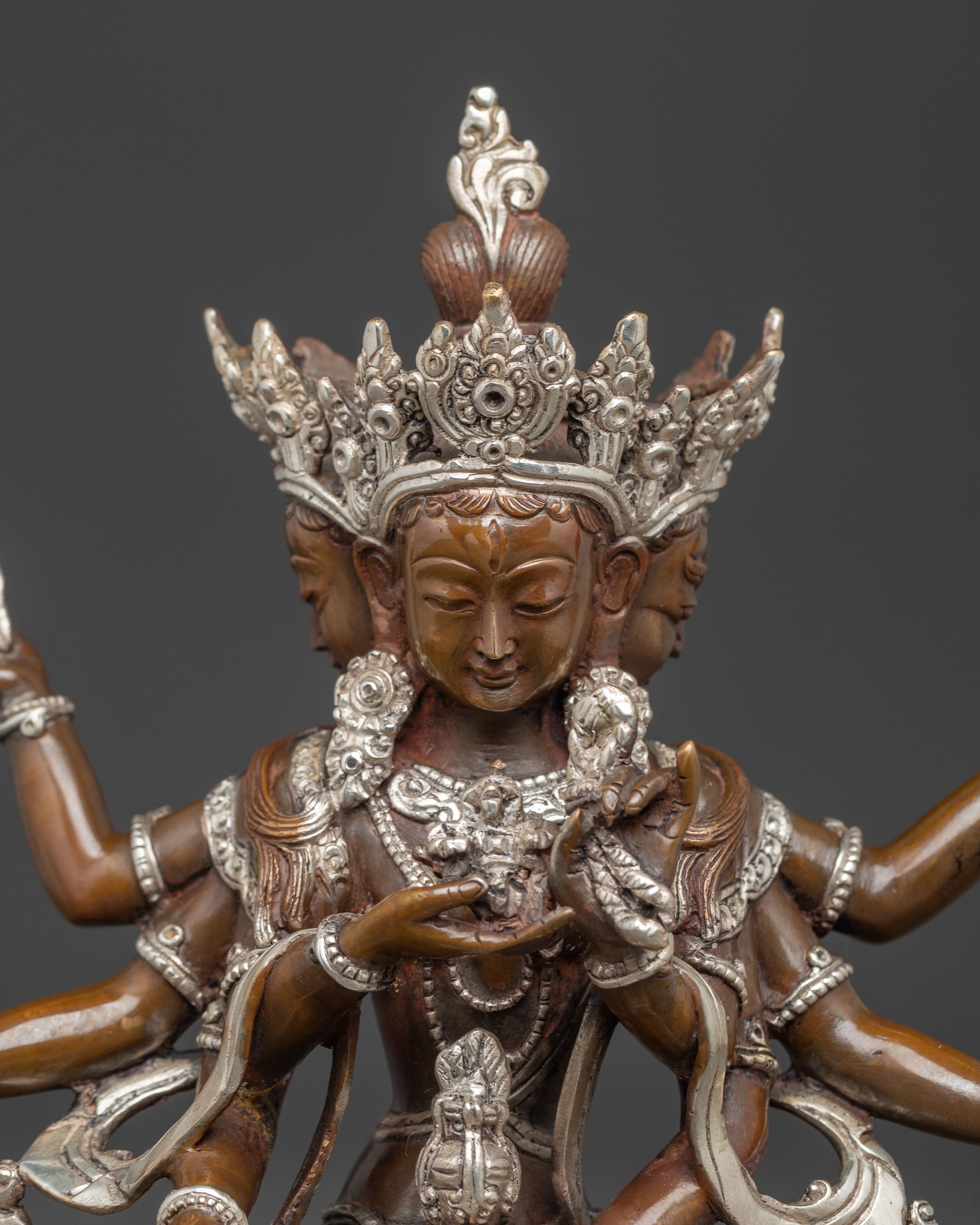 Statue of Healing Goddess Namgyalma | Longevity Symbol