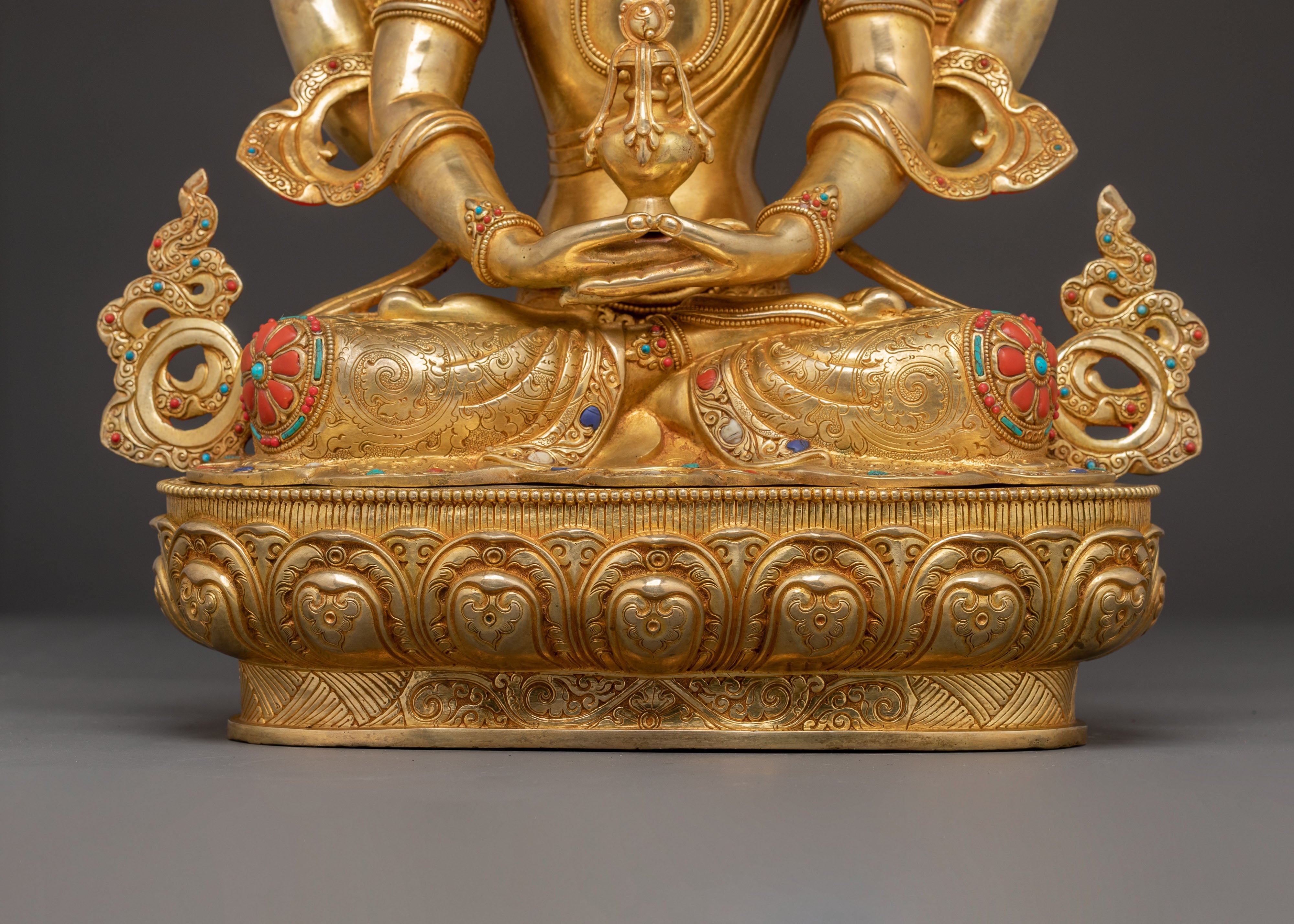 Handmade Prajna Paramita Statue | Copper Tibetan Goddess Sculpture