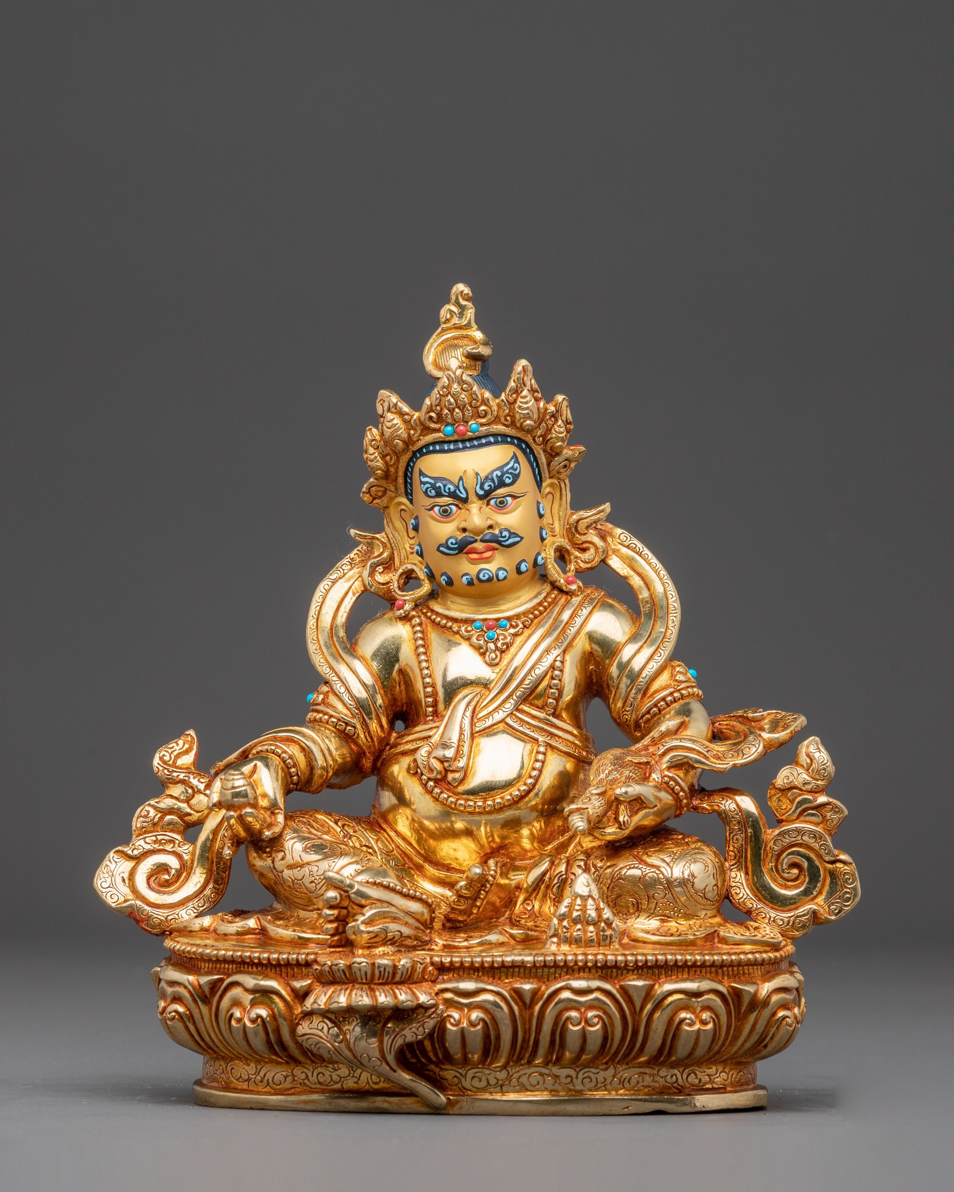 Handmade Dzambhala Statue for Abundance | Wealth and Prosperity Deity