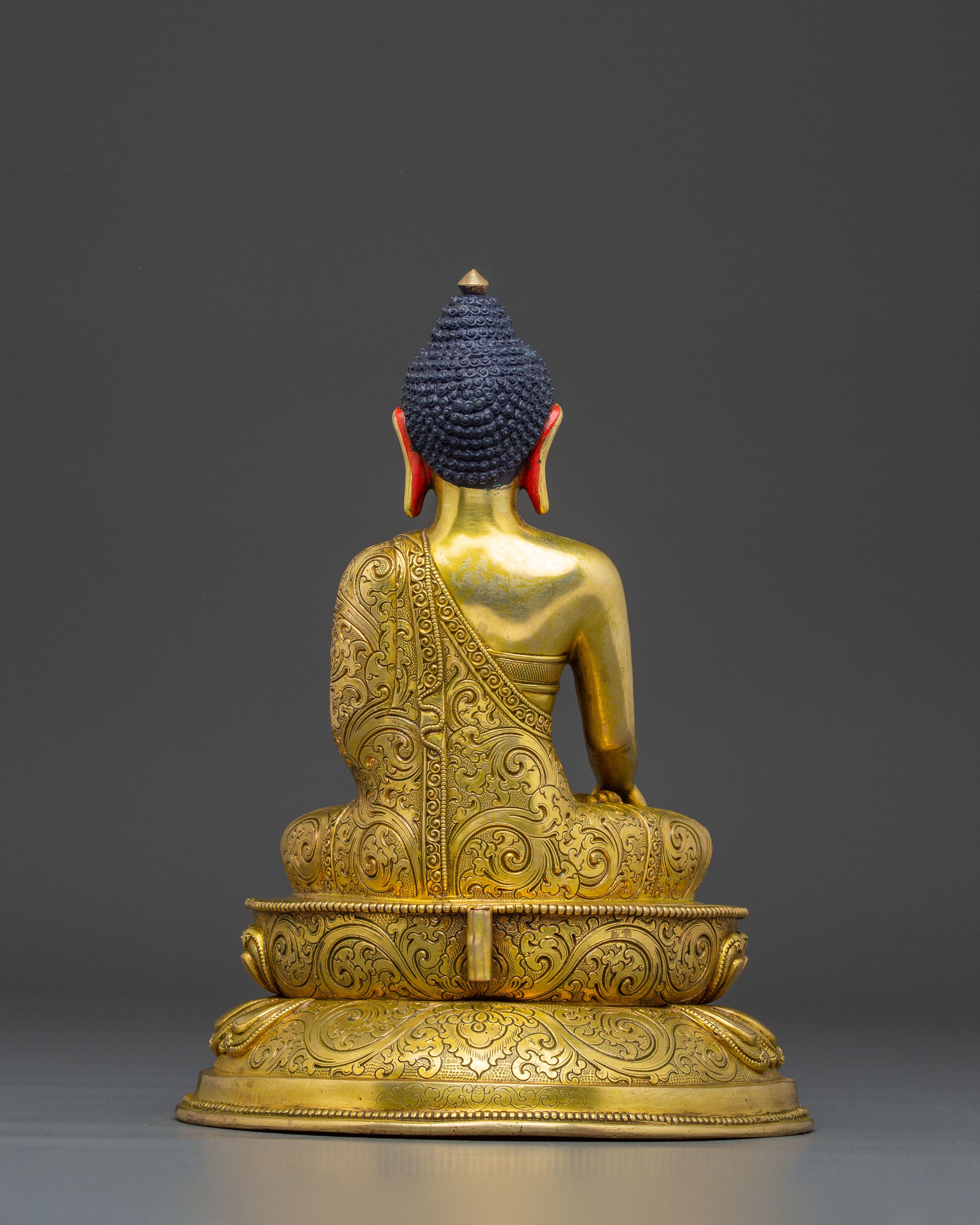 Handmade Golden Statue of Buddha Shakyamuni | The Historical Enlightened One