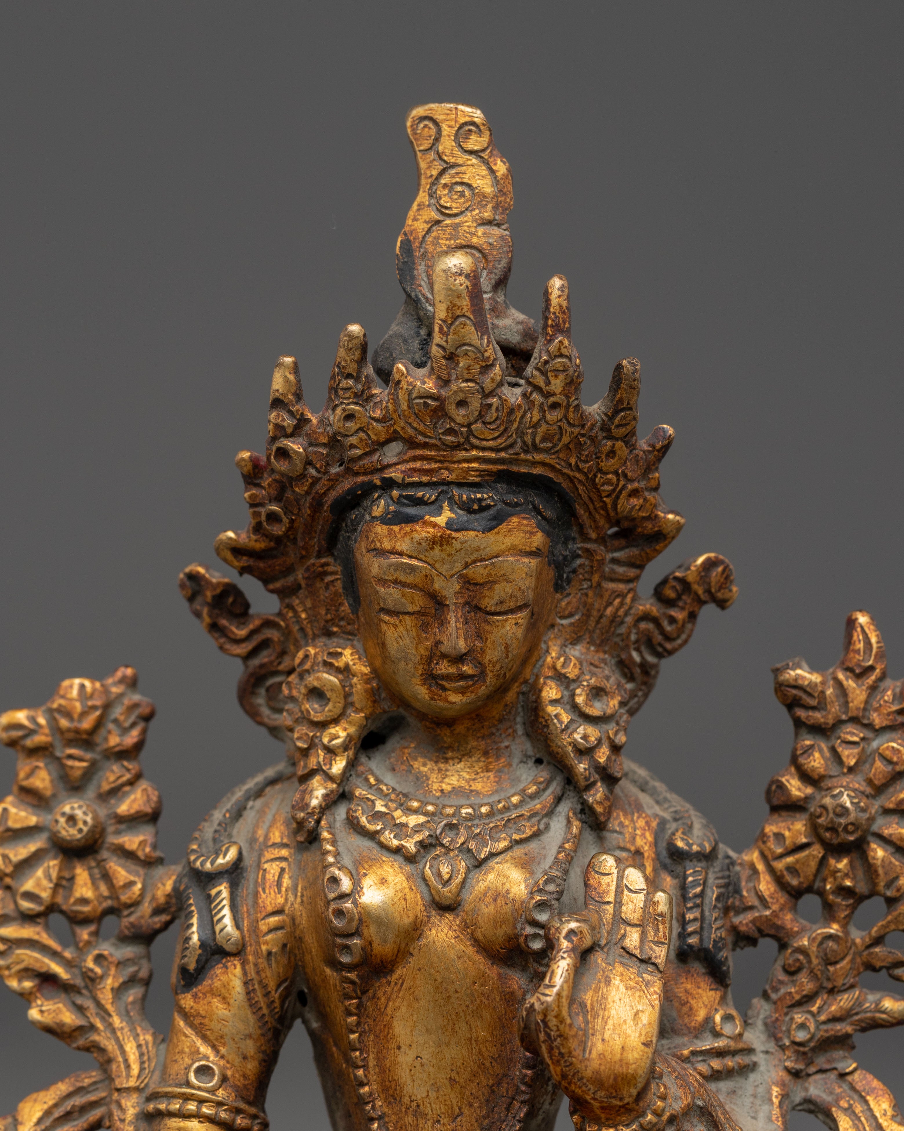 Healing Goddess Mother White Tara Statue | Longevity Symbol