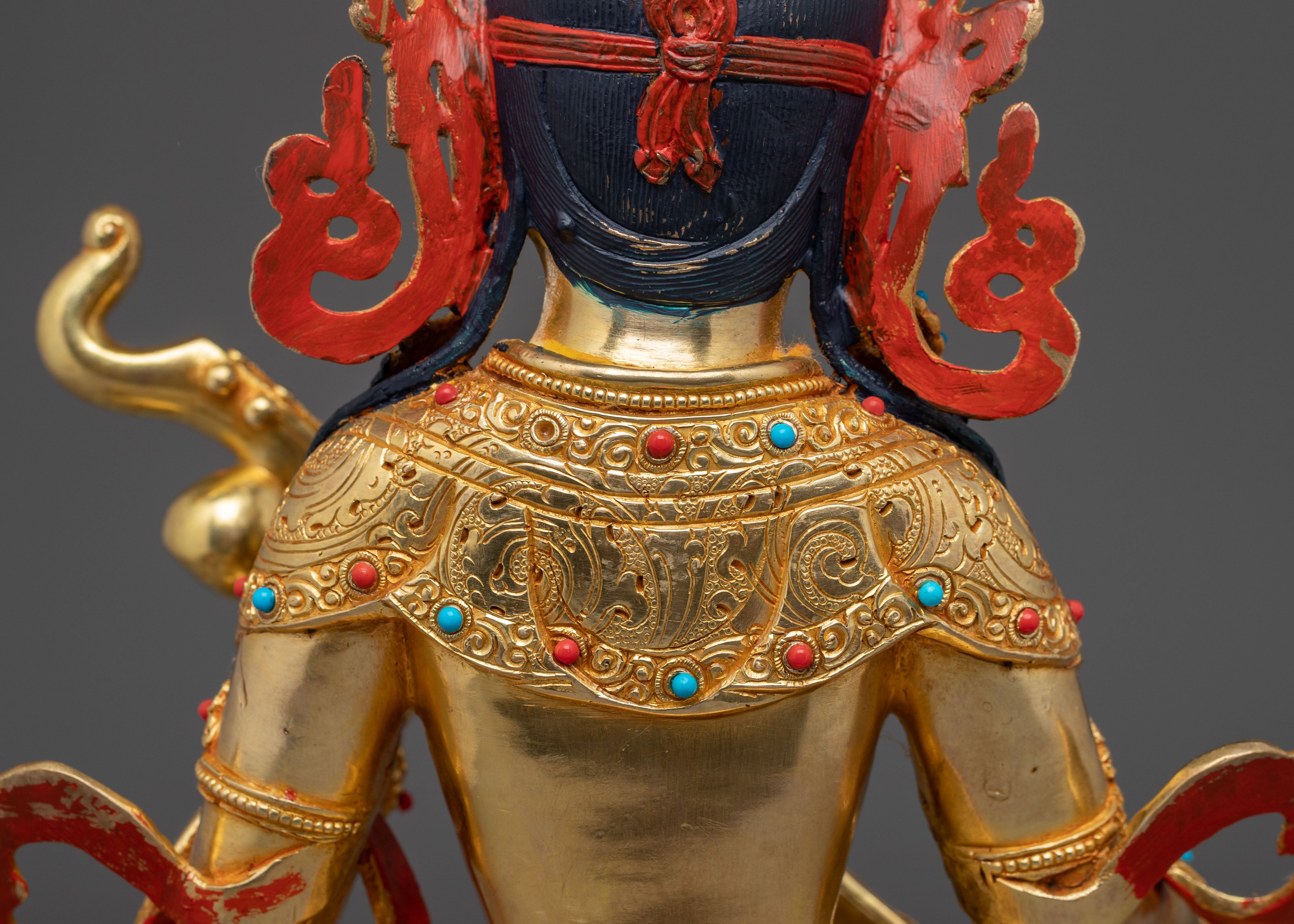 Handmade Saraswati Statue, Goddess of Wisdom | Nepali Handcrafted Icon