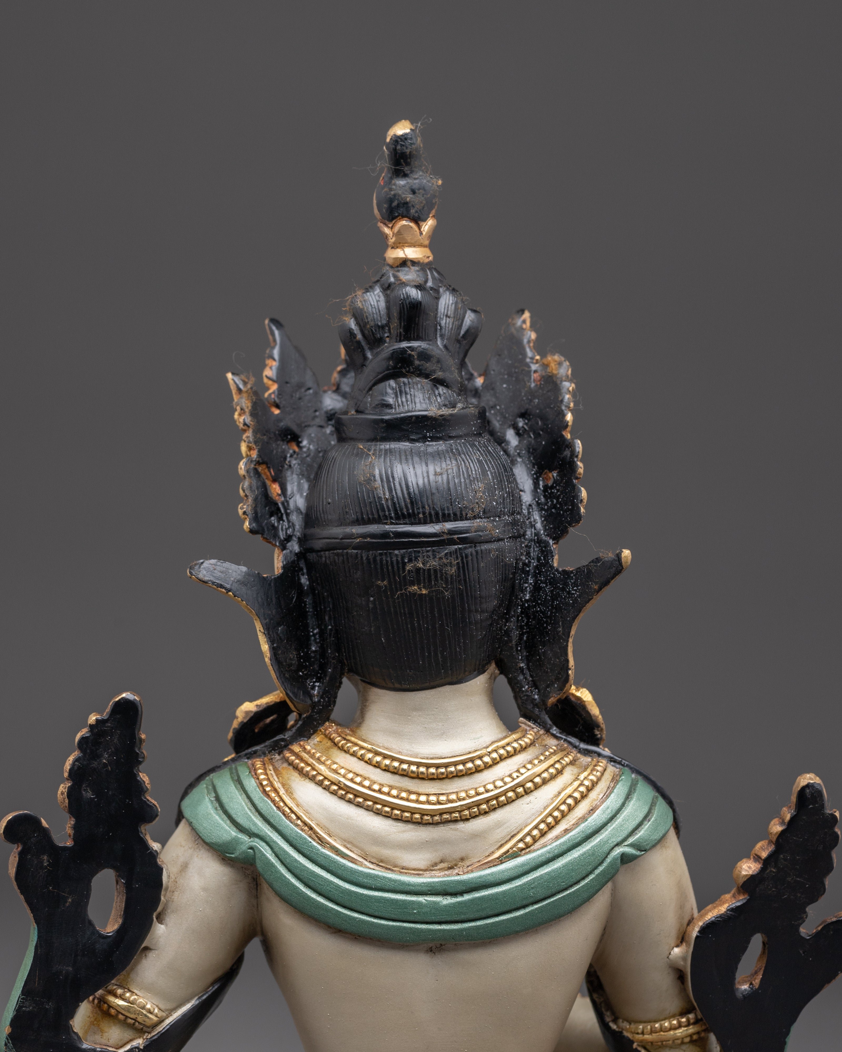 Handcrafted Golden Art of Dorje Sempa Purification Deity | Buddhist Altar Statue