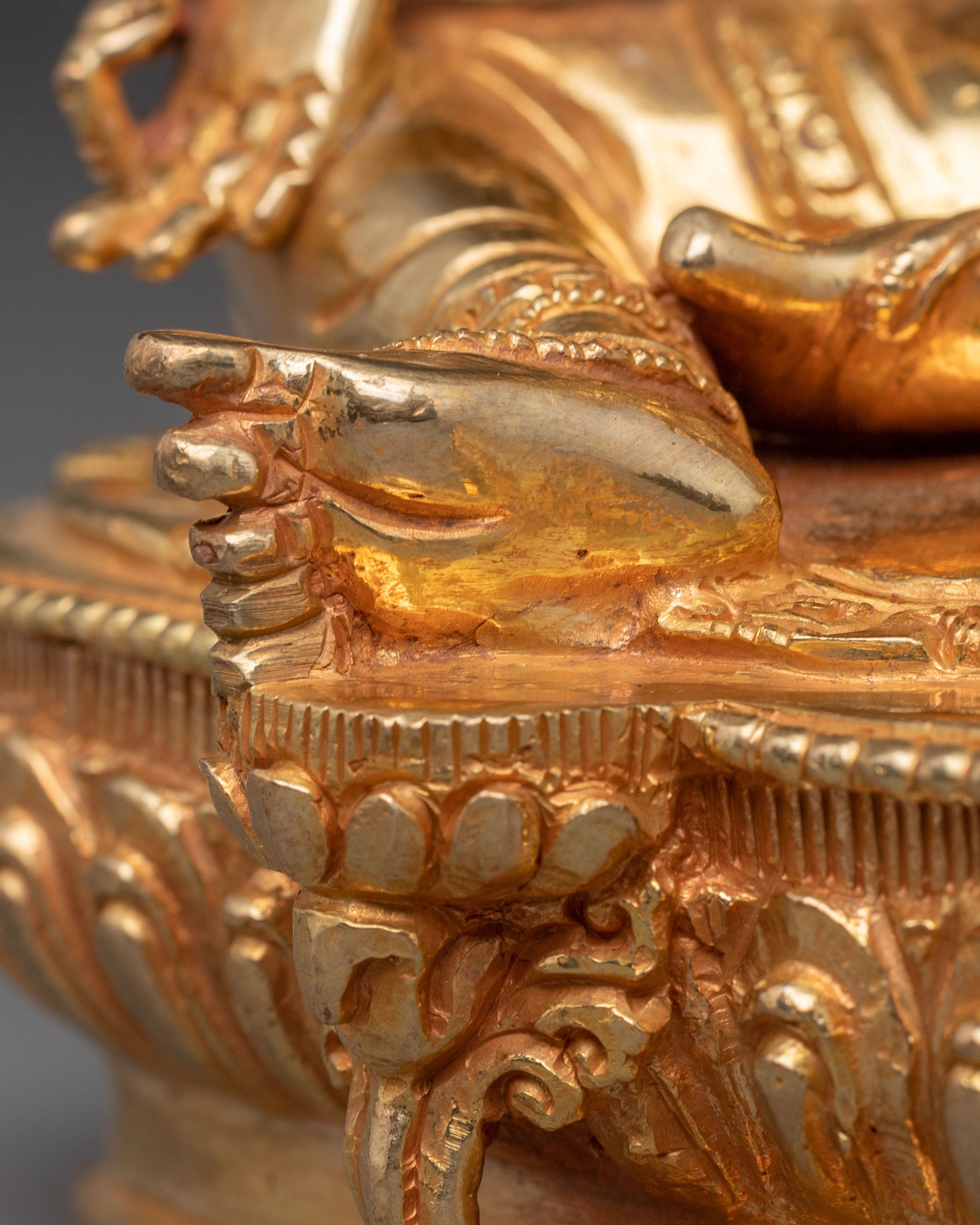 Mother Green Tara Golden Statue | Goddess of Compassion and Swift Protection