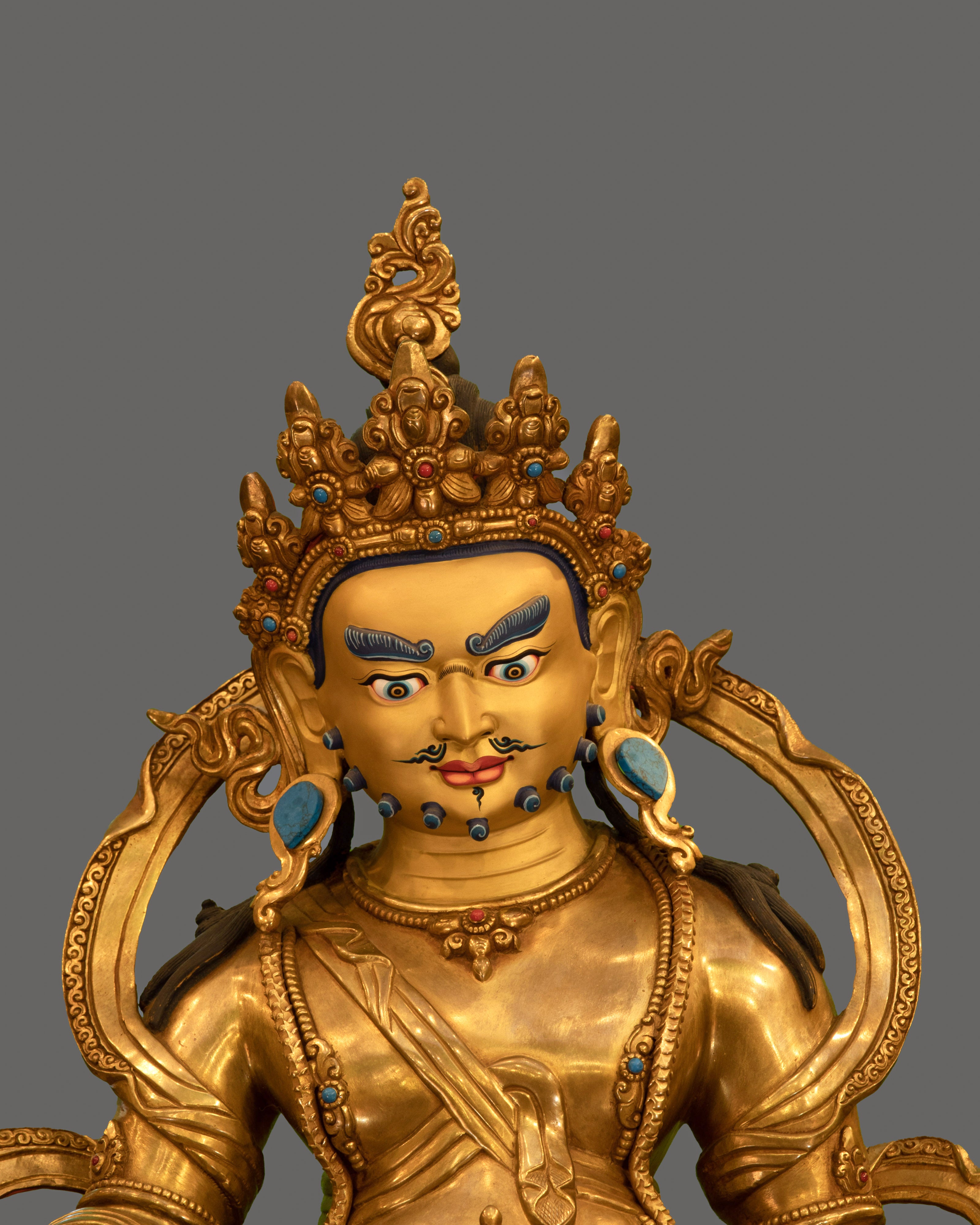 Himalayan Art Buddhist Dzambhala Sculpture | Symbol of Tantric Mastery