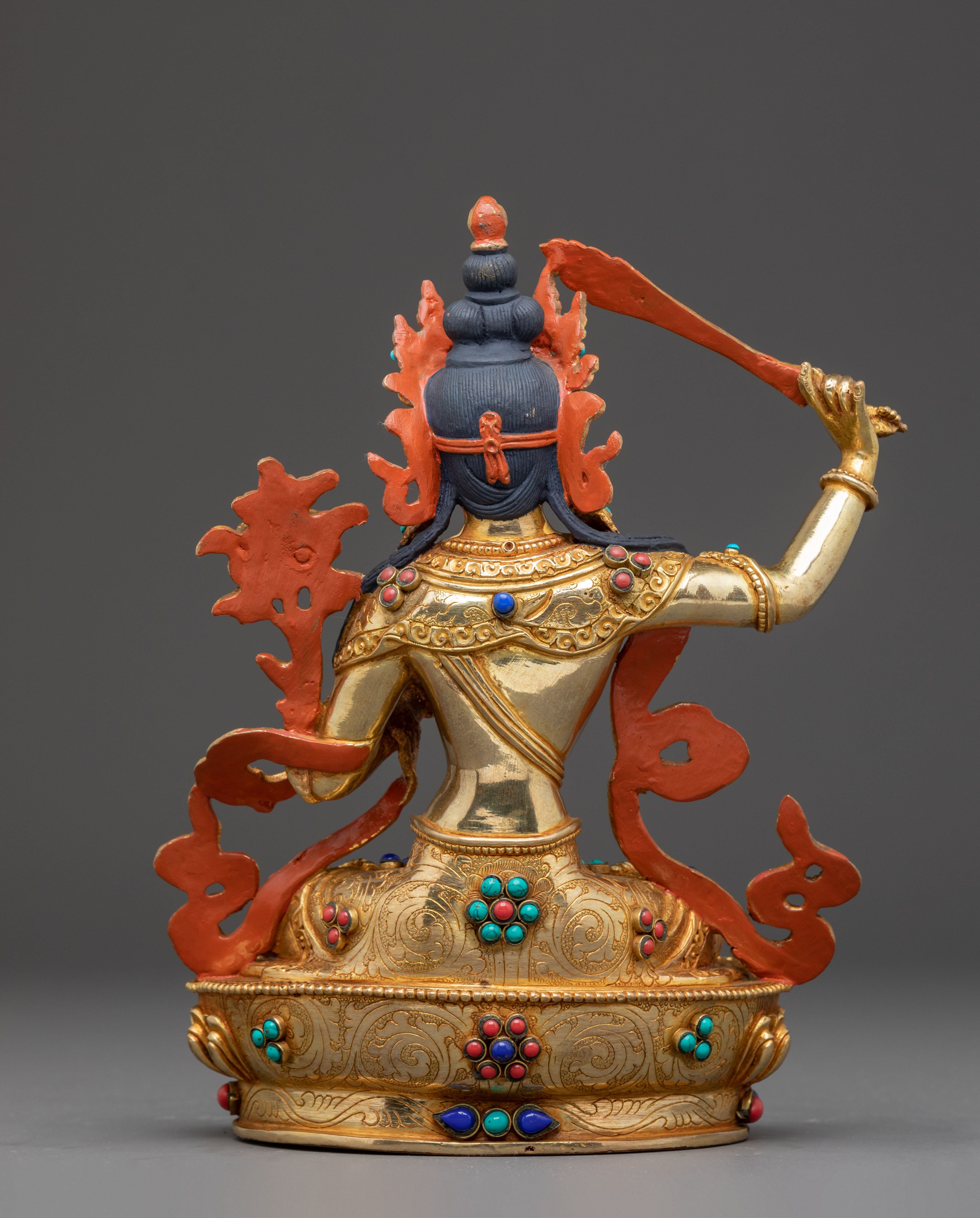 Statue of Wisdom Symbol Manjushri | Sculpture for Wisdom & Meditation