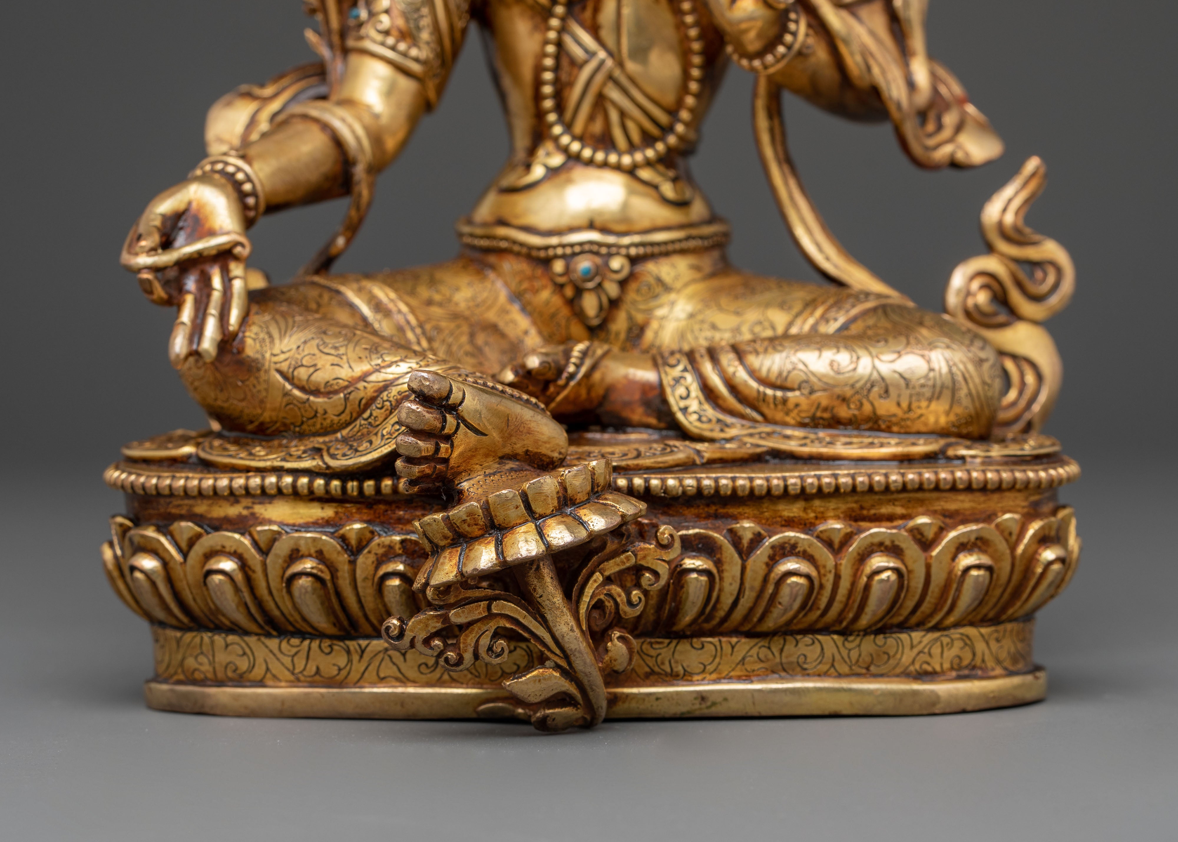 Peaceful Mother Green Tara Statue | Divine Feminine Icon