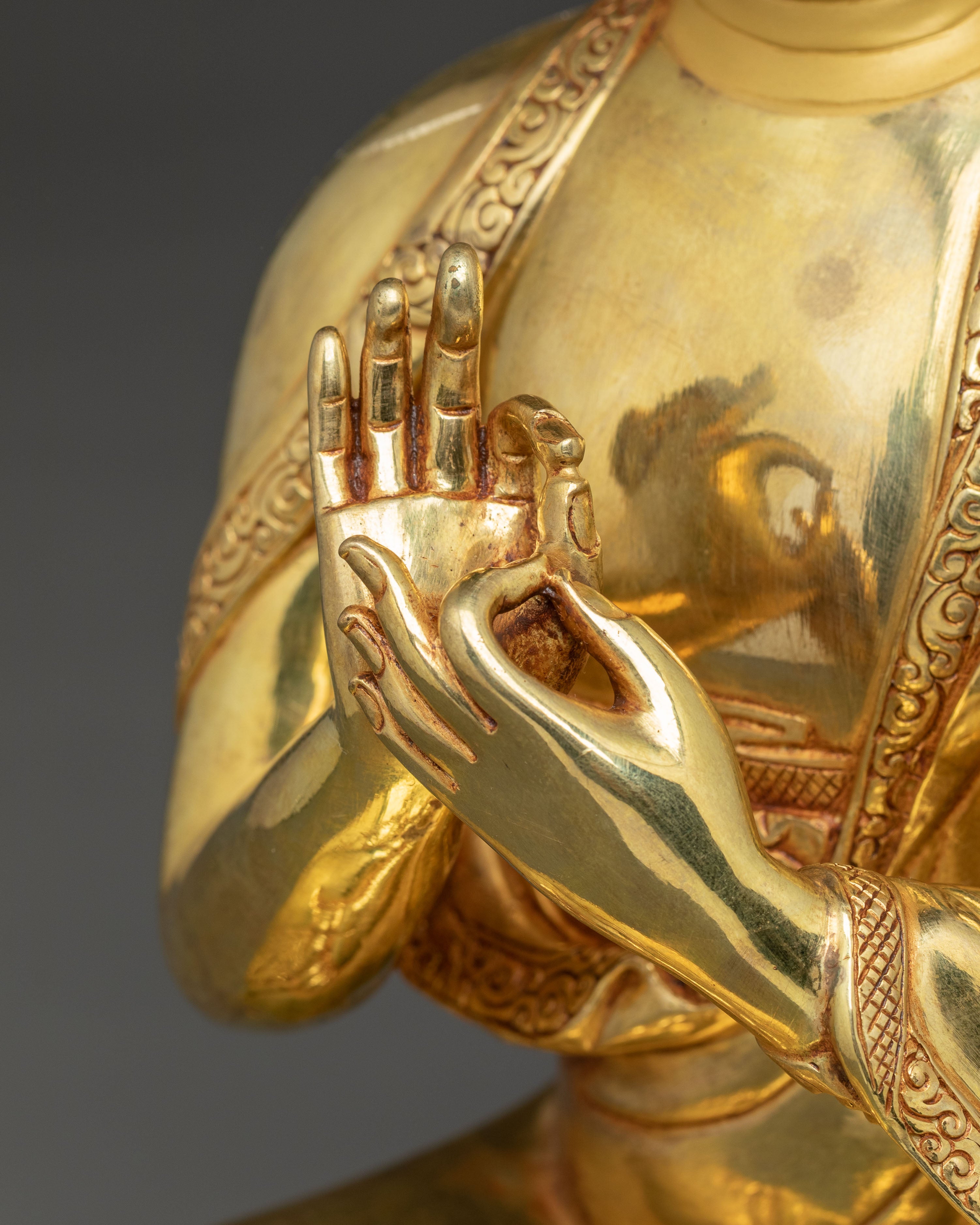 Five Dhyani Buddhas Sculpture Set | Symbolism of Enlightenment