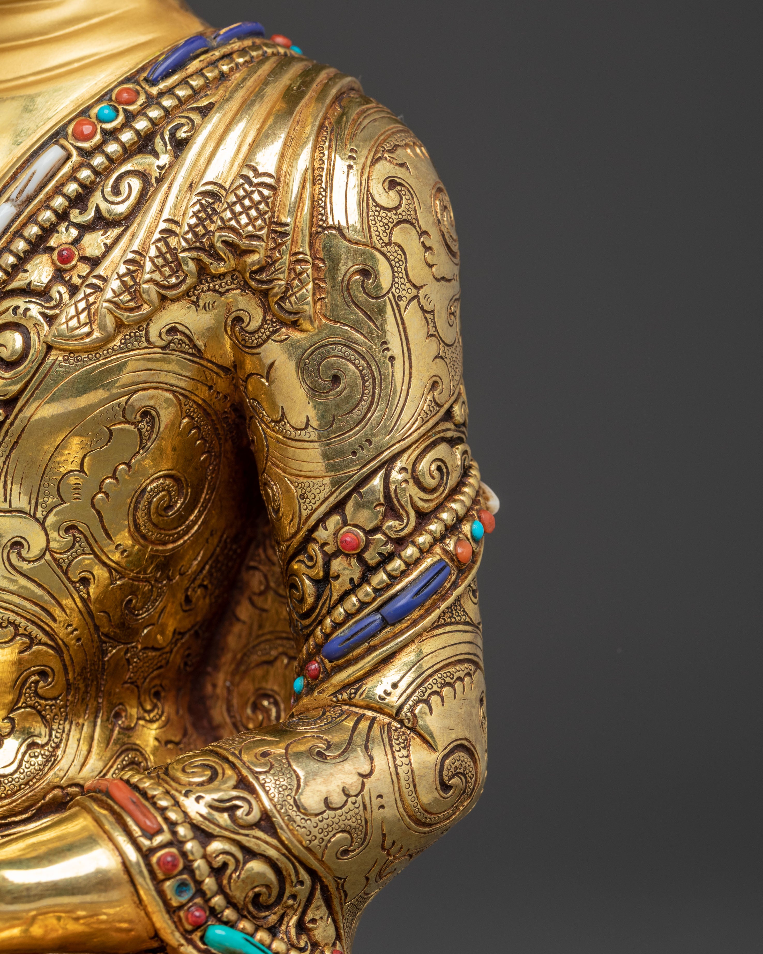 Handmade Amitabha Buddha Statue for Longevity | Infinite Light and Compassion