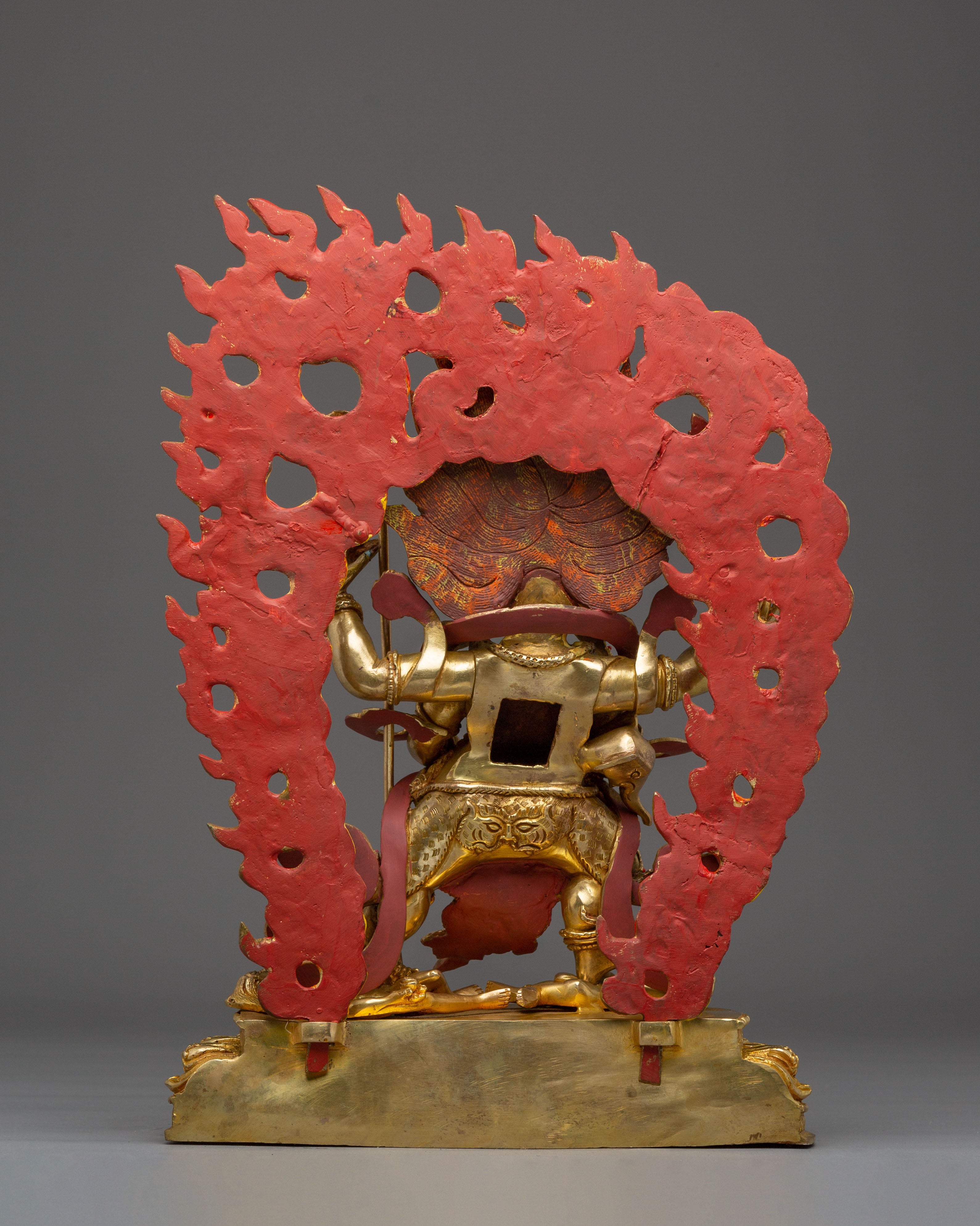 Handmade Wrathful Protector Deity Mahakala | Symbol of Strength