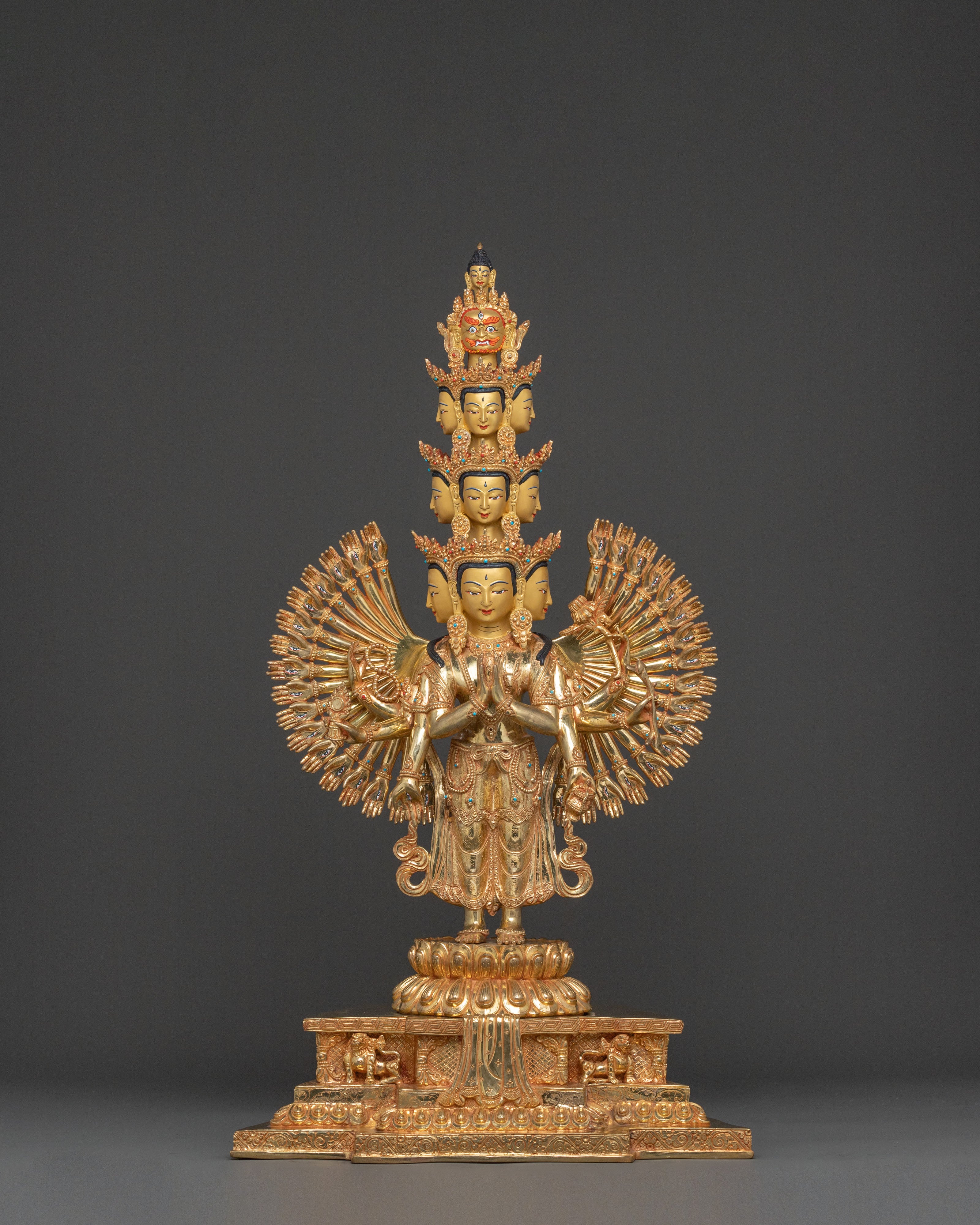 Thousand Armed Chenrezig Sacred Statue