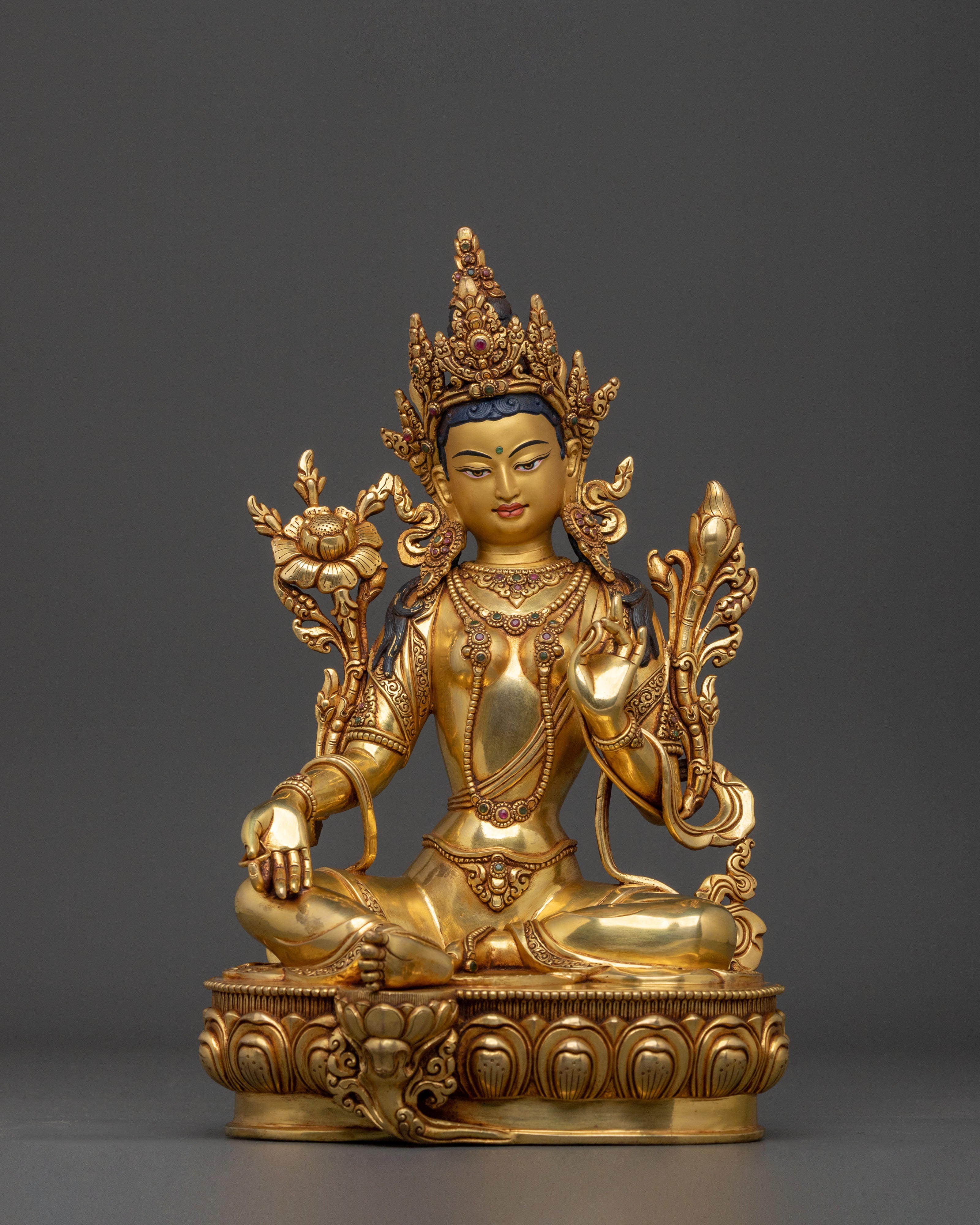 Green Tara Statue