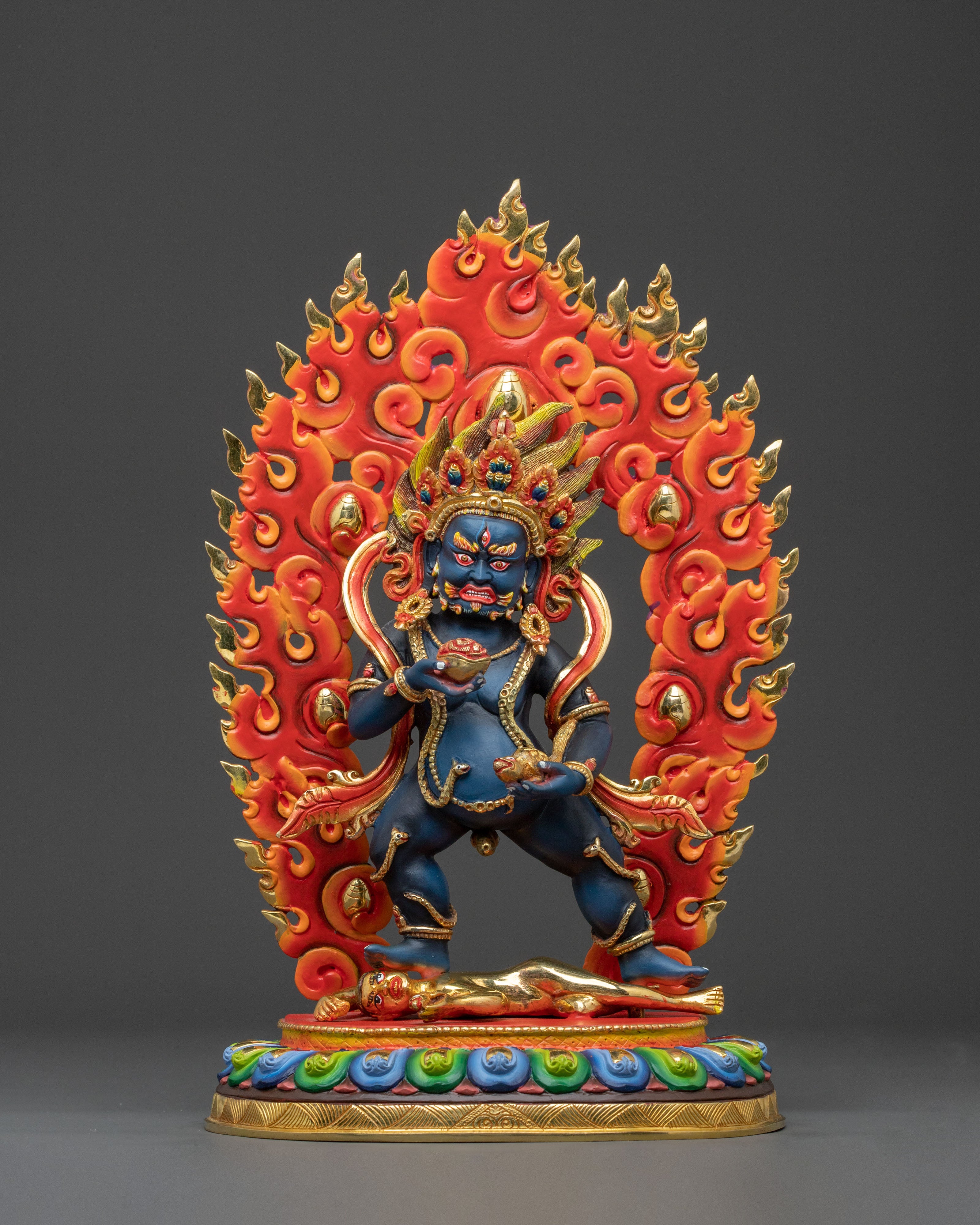 Black Dzambhala Statue